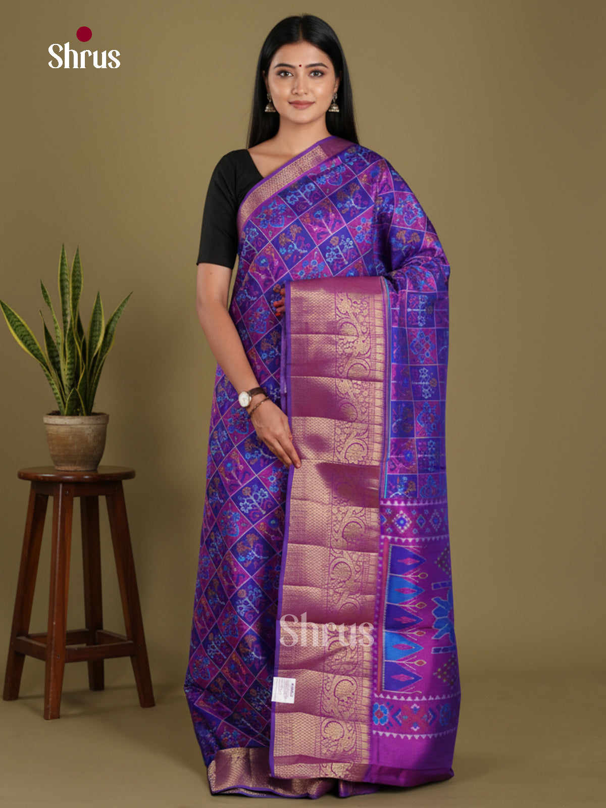 DKS21014 - Semi Patola Saree