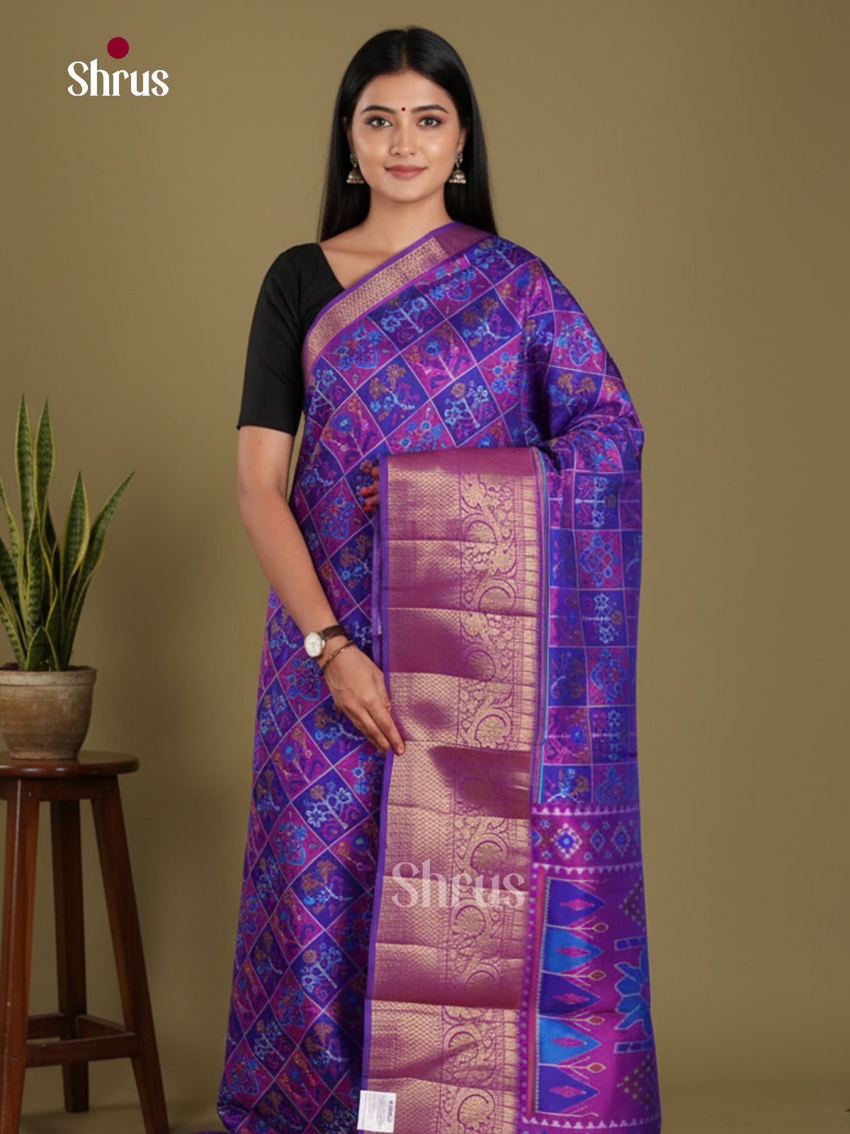 DKS21014 - Semi Patola Saree