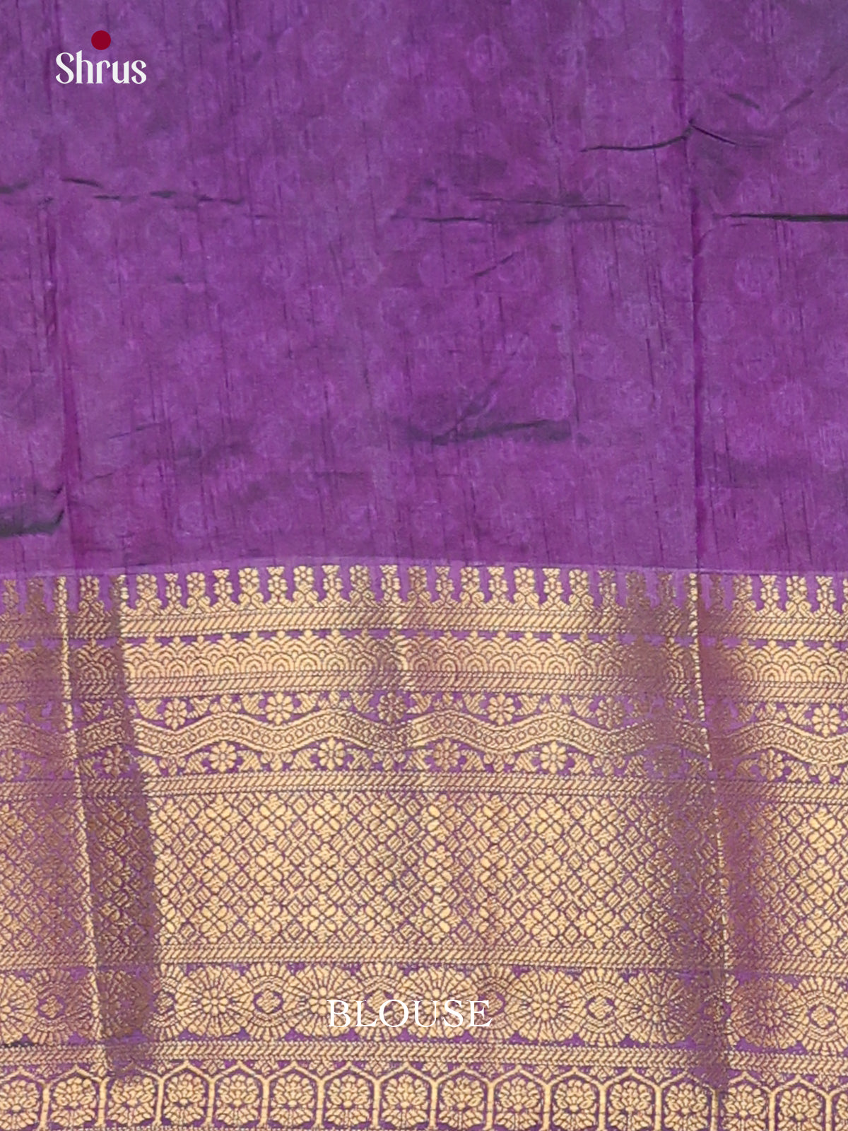 Blue & Purple - Semi Patola Saree