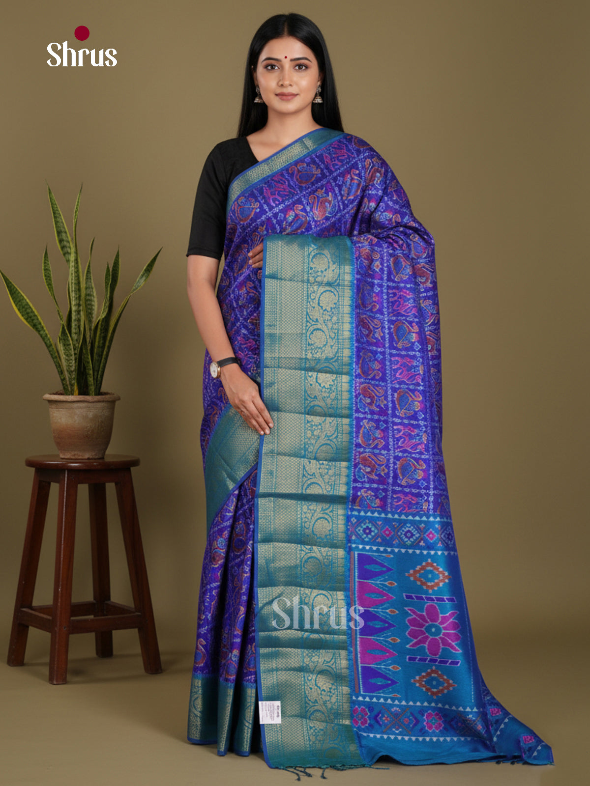 DKS21021 - Semi Patola Saree