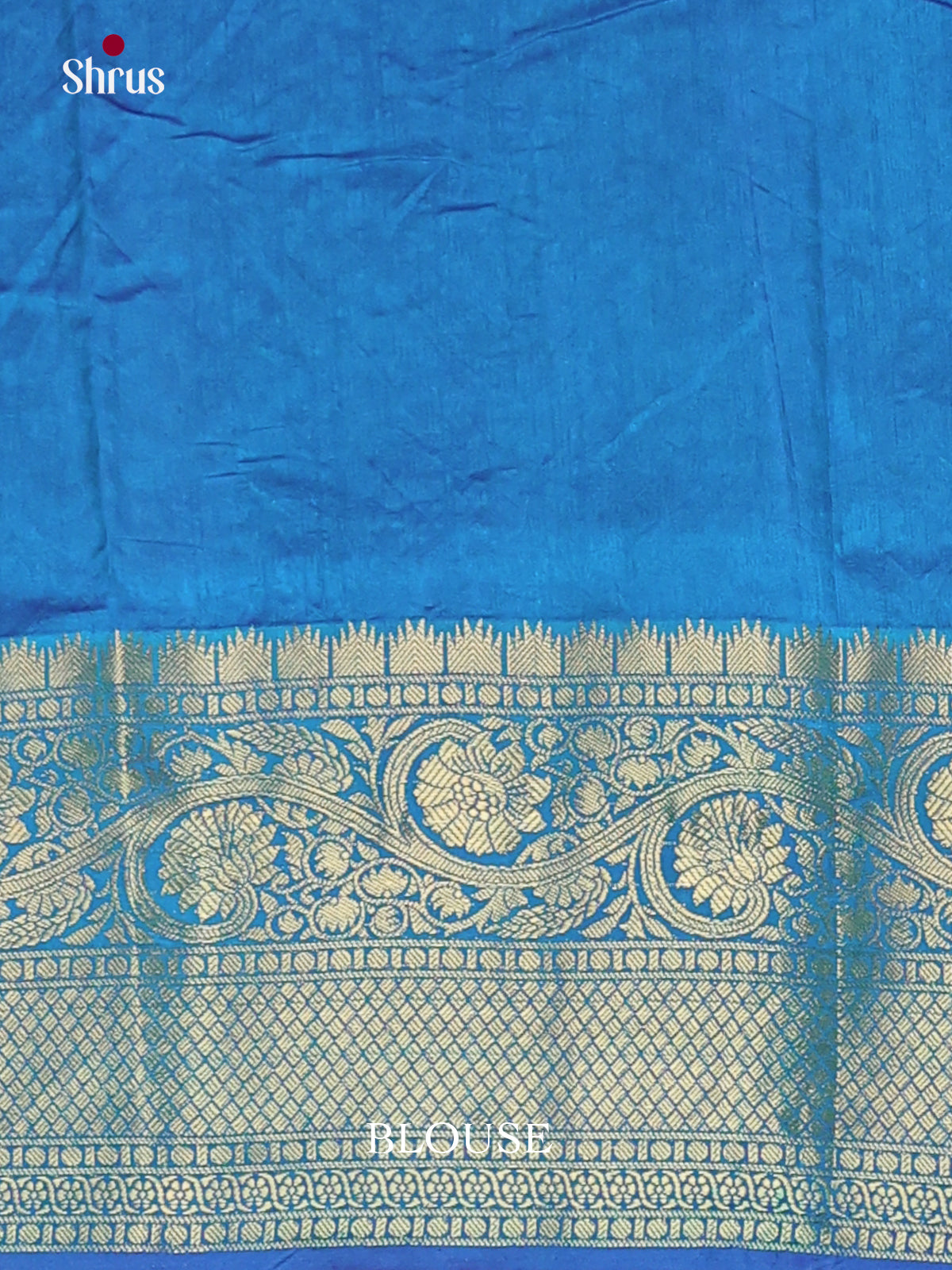 Blue- Semi Patola Saree