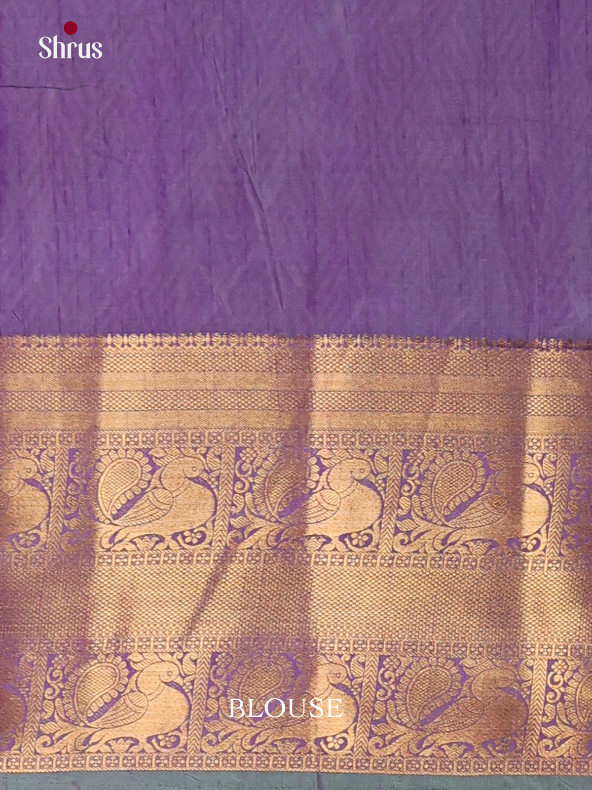 Blue & Purple - Semi Patola Saree