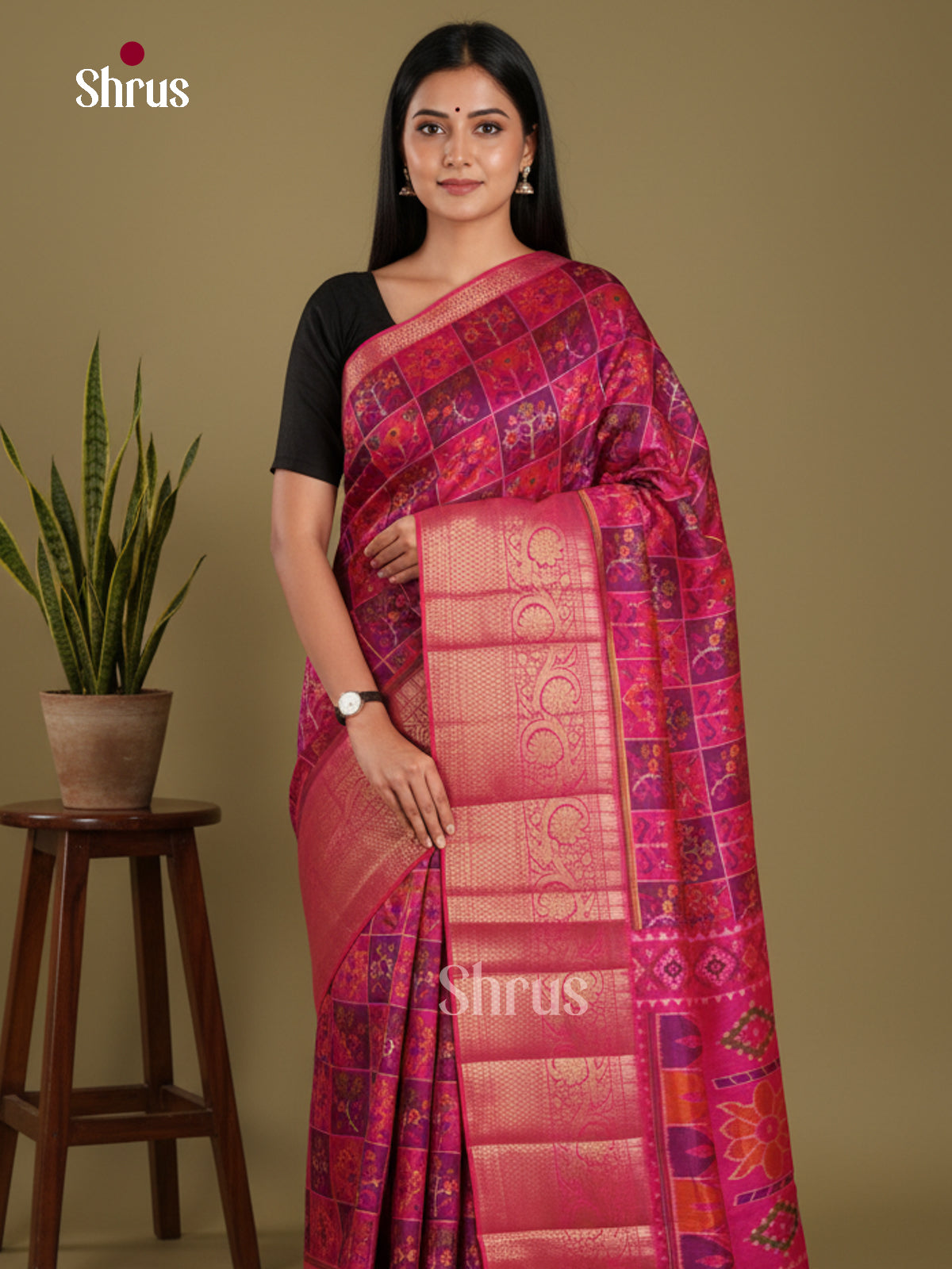 DKS21023 - Semi Patola Saree