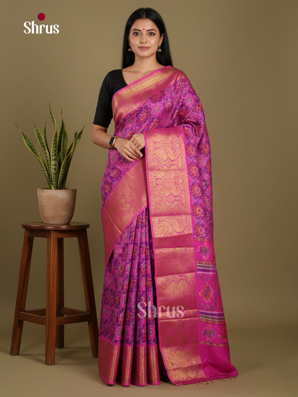 DKS21033 - Semi Patola Saree
