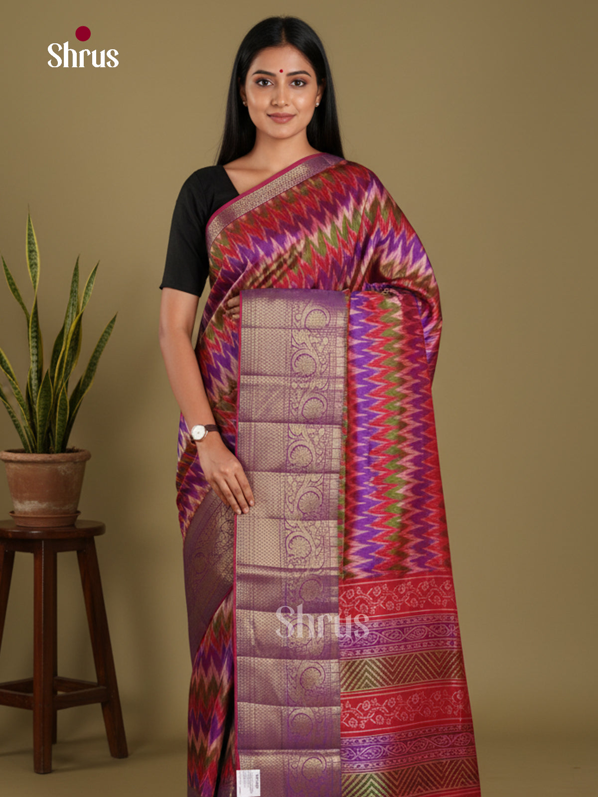 DKS21036 - Semi Patola Saree
