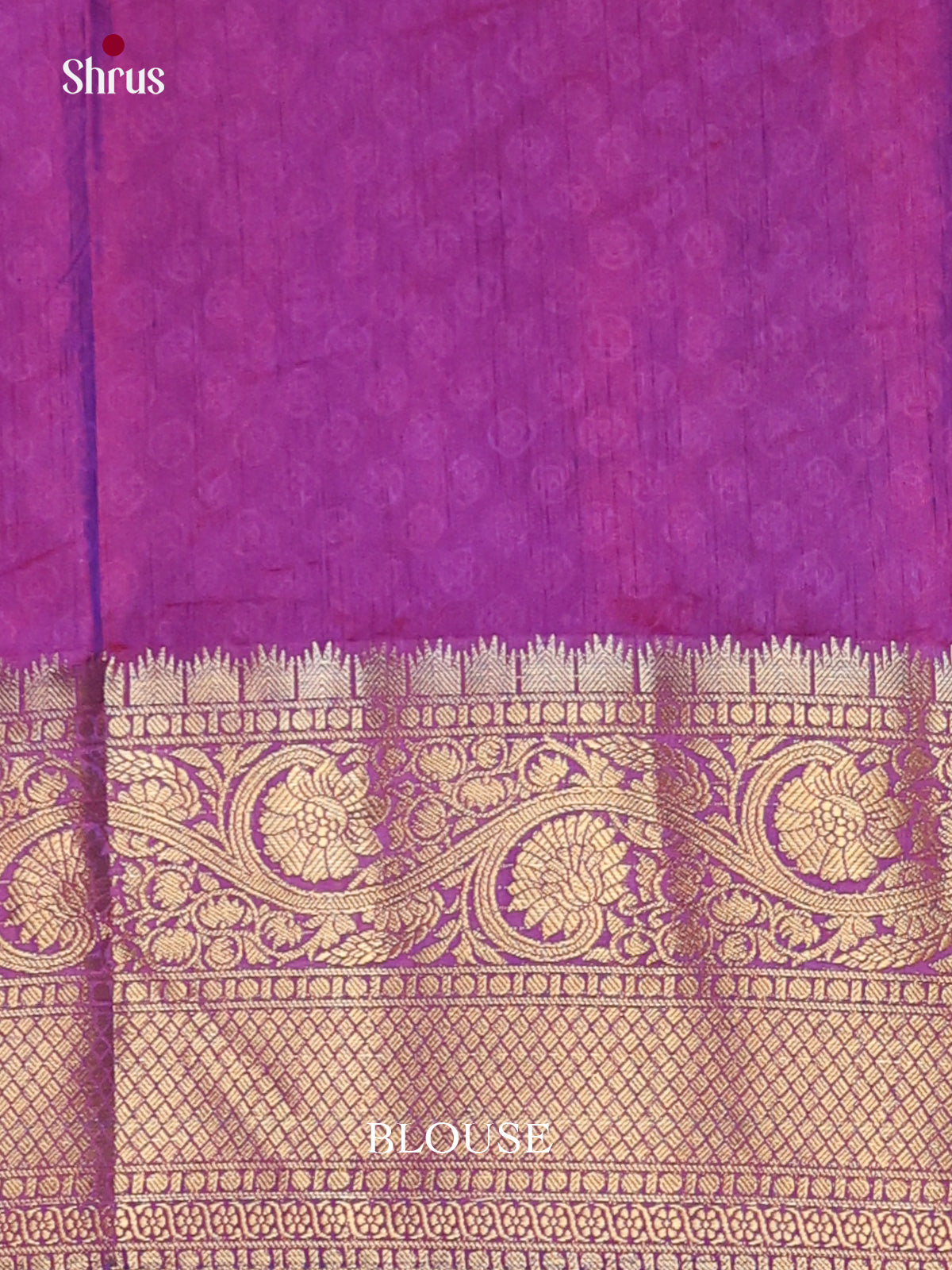 Pink & Purple - Semi Patola Saree