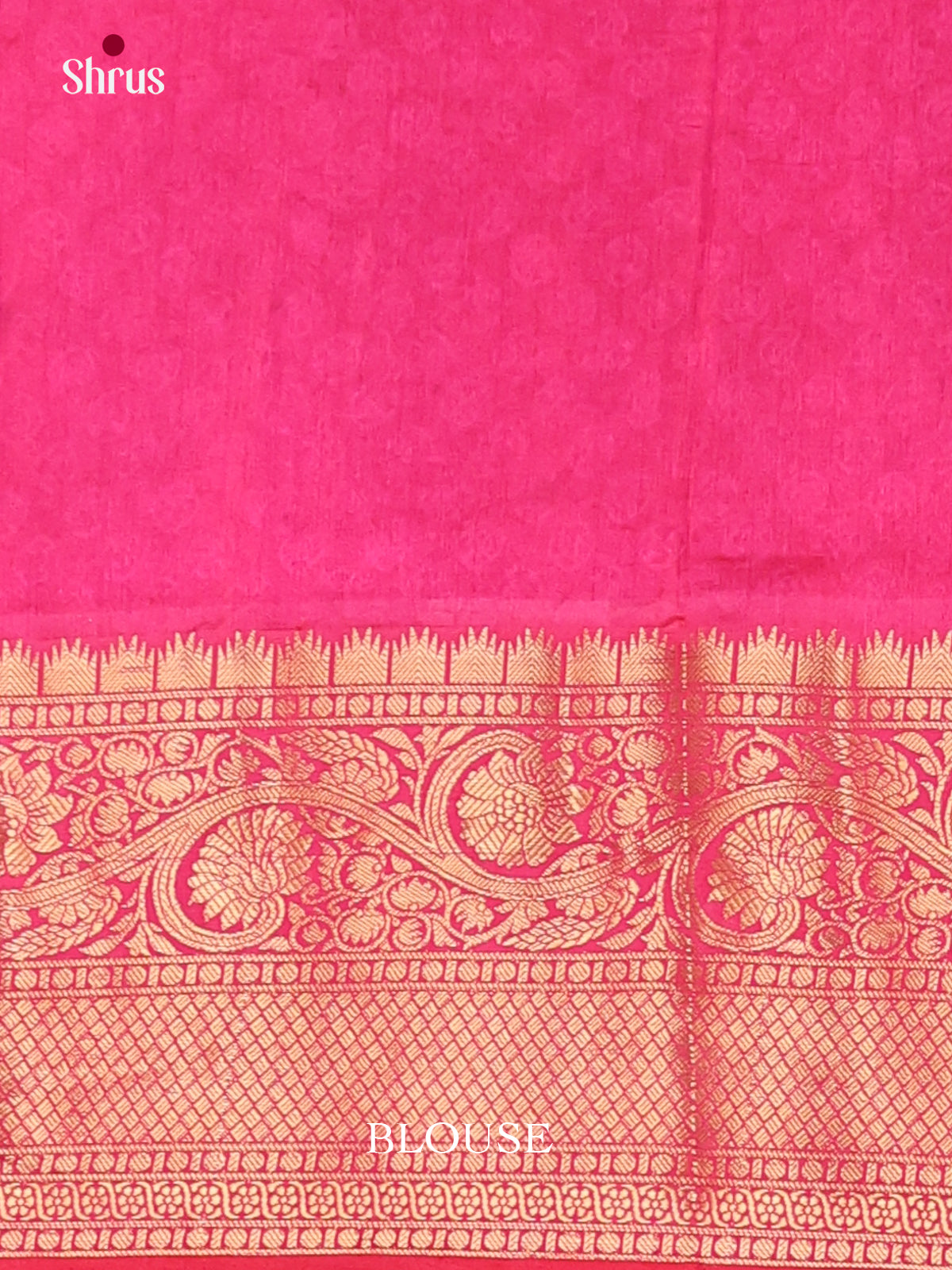 Pink- Semi Patola Saree