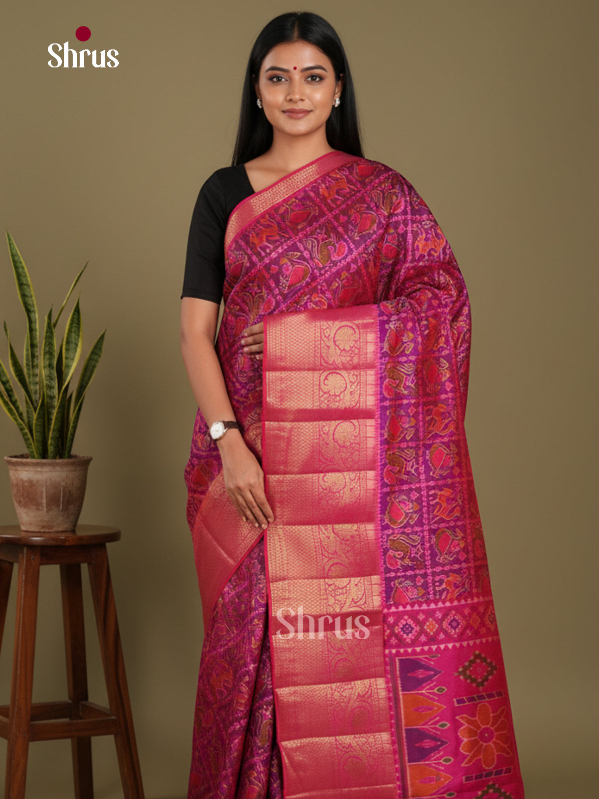 DKS21045 - Semi Patola Saree