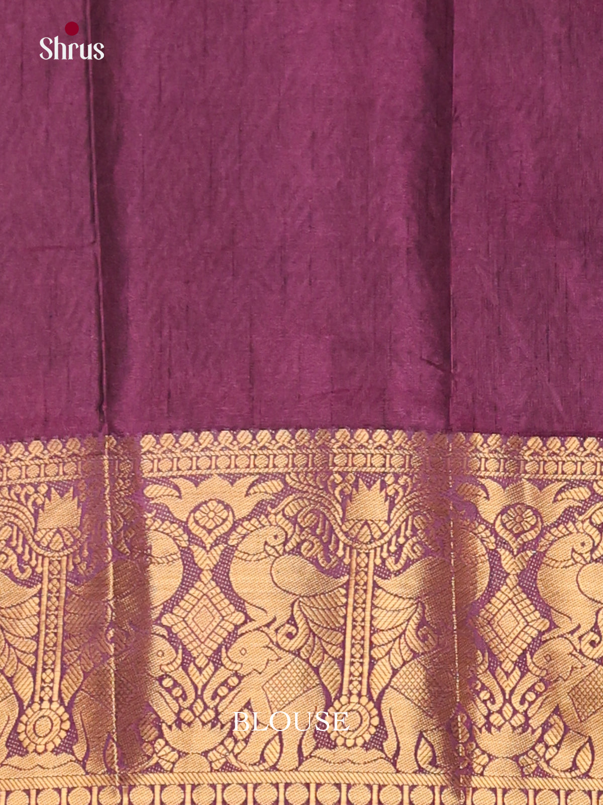 Red & Violet - Semi Patola Saree