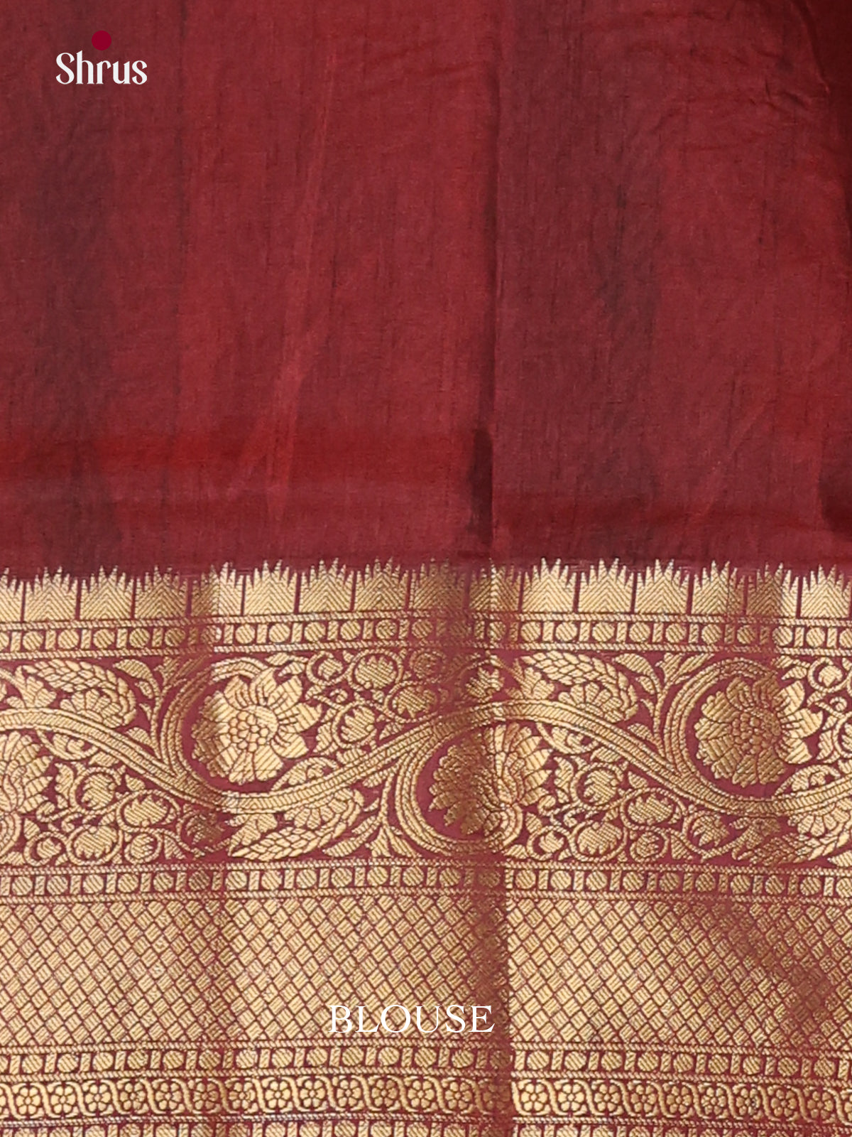Orange & Maroon- Semi Patola Saree