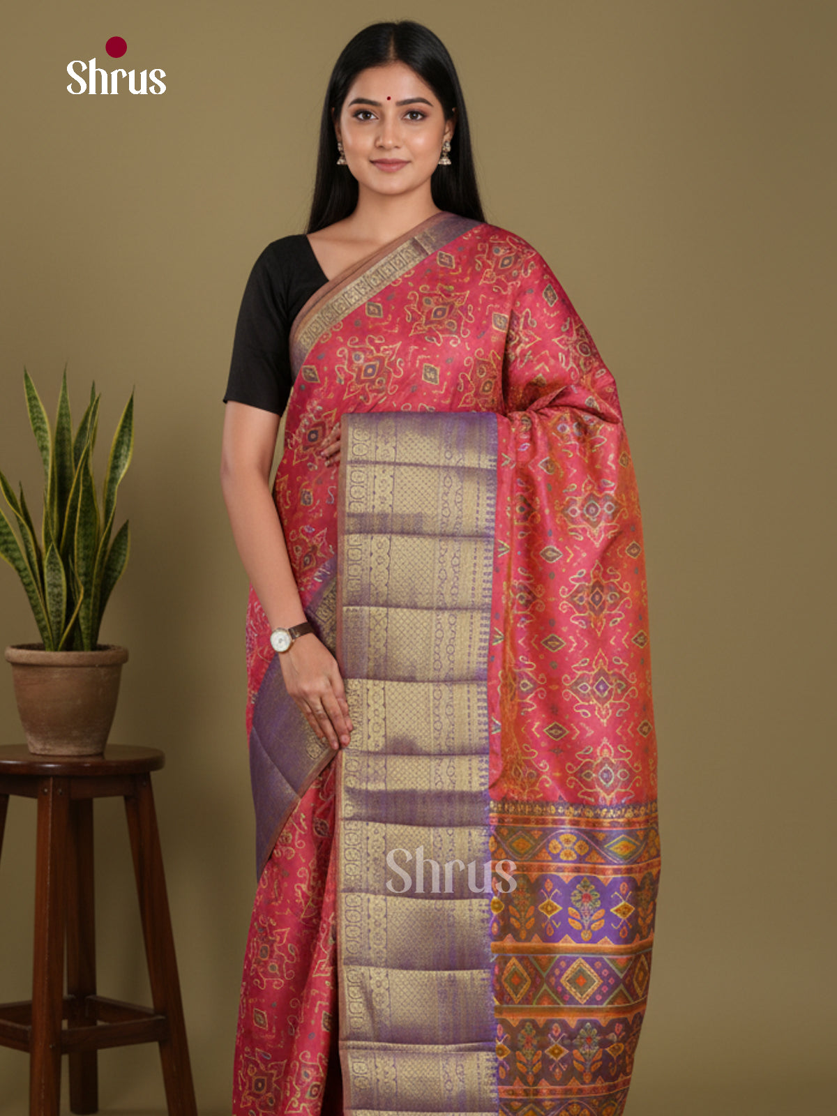 DKS21054 - Semi Patola Saree