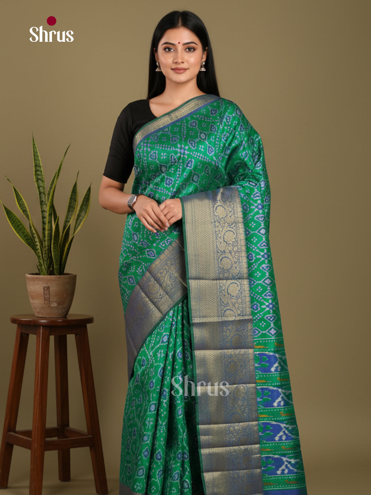 DKS21071 - Semi Patola Saree