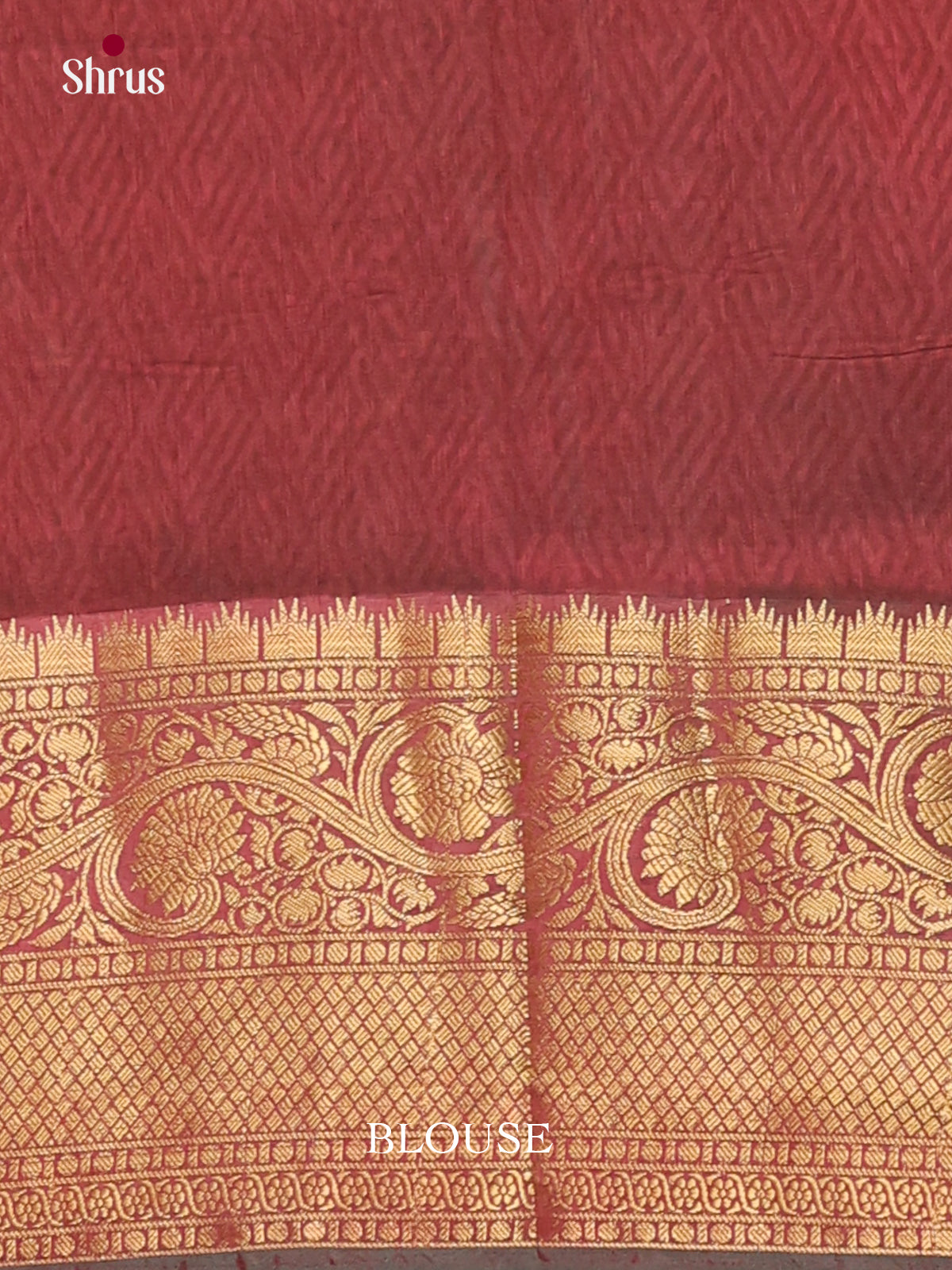 Green & Maroon - Semi Patola Saree
