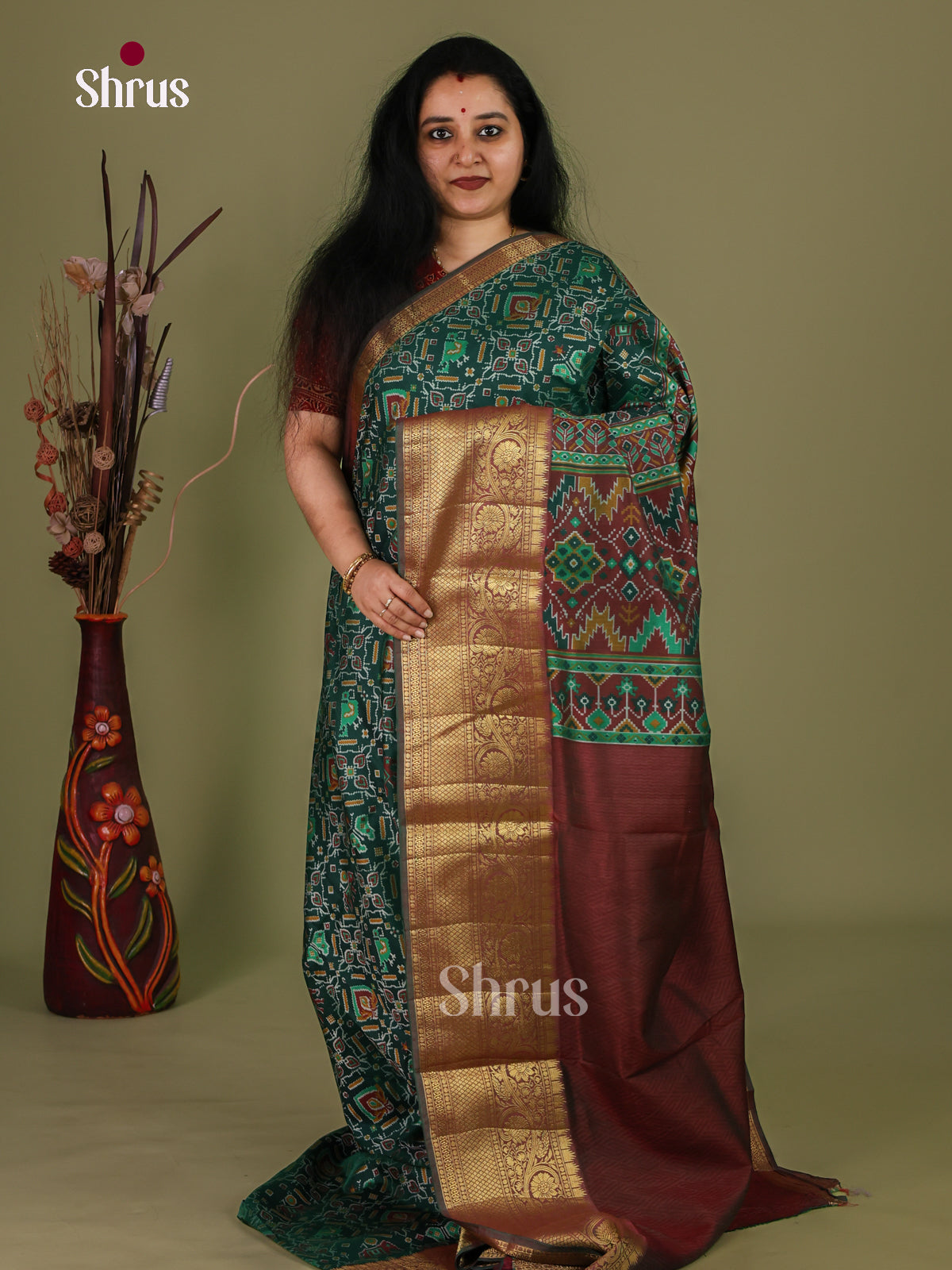 DKS21081 - Semi Patola Saree