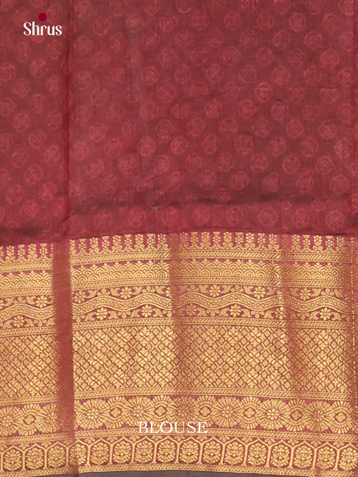 Green & Maroon - Semi Patola Saree