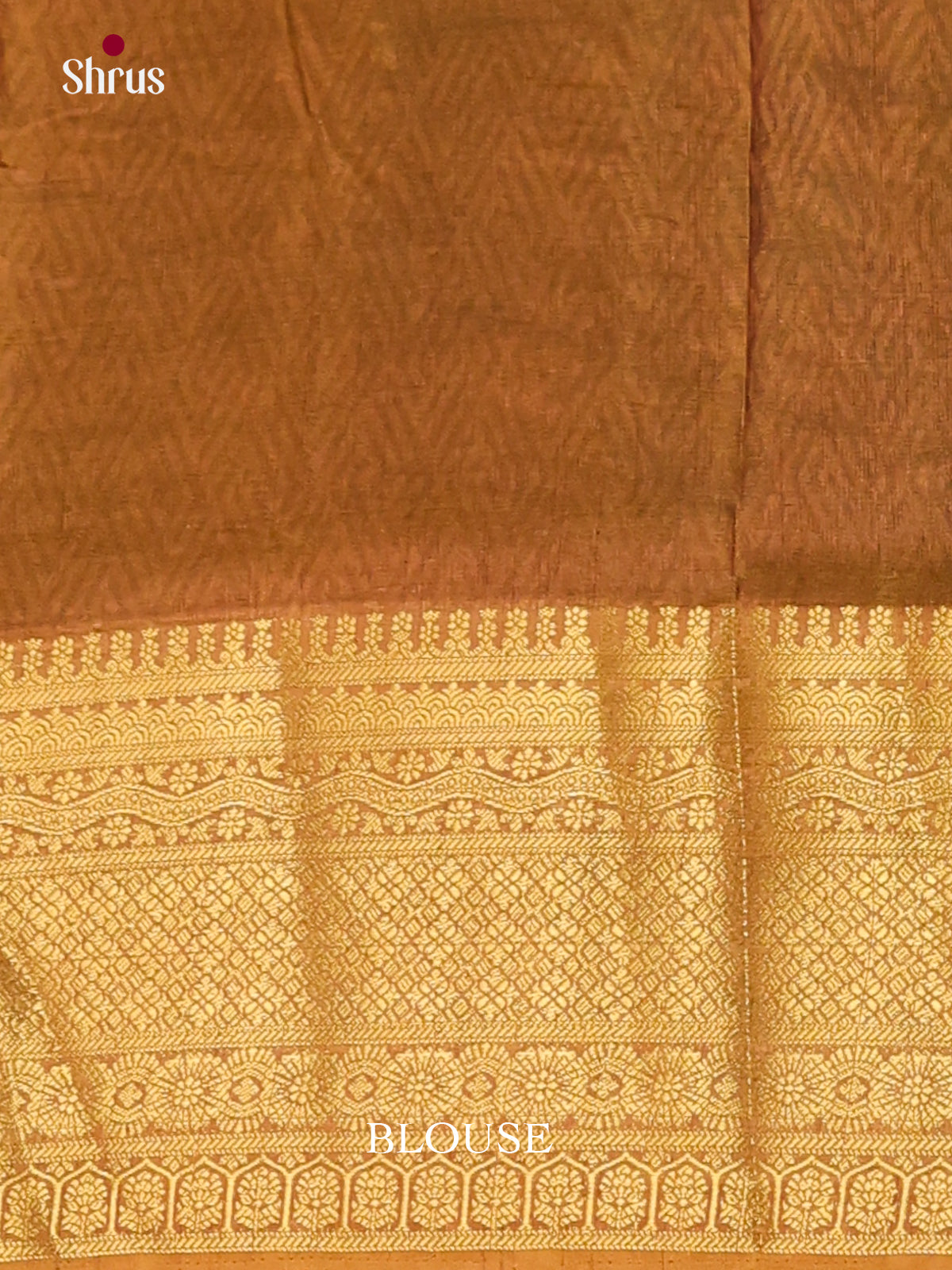 Blue & Mustard- Semi Patola Saree