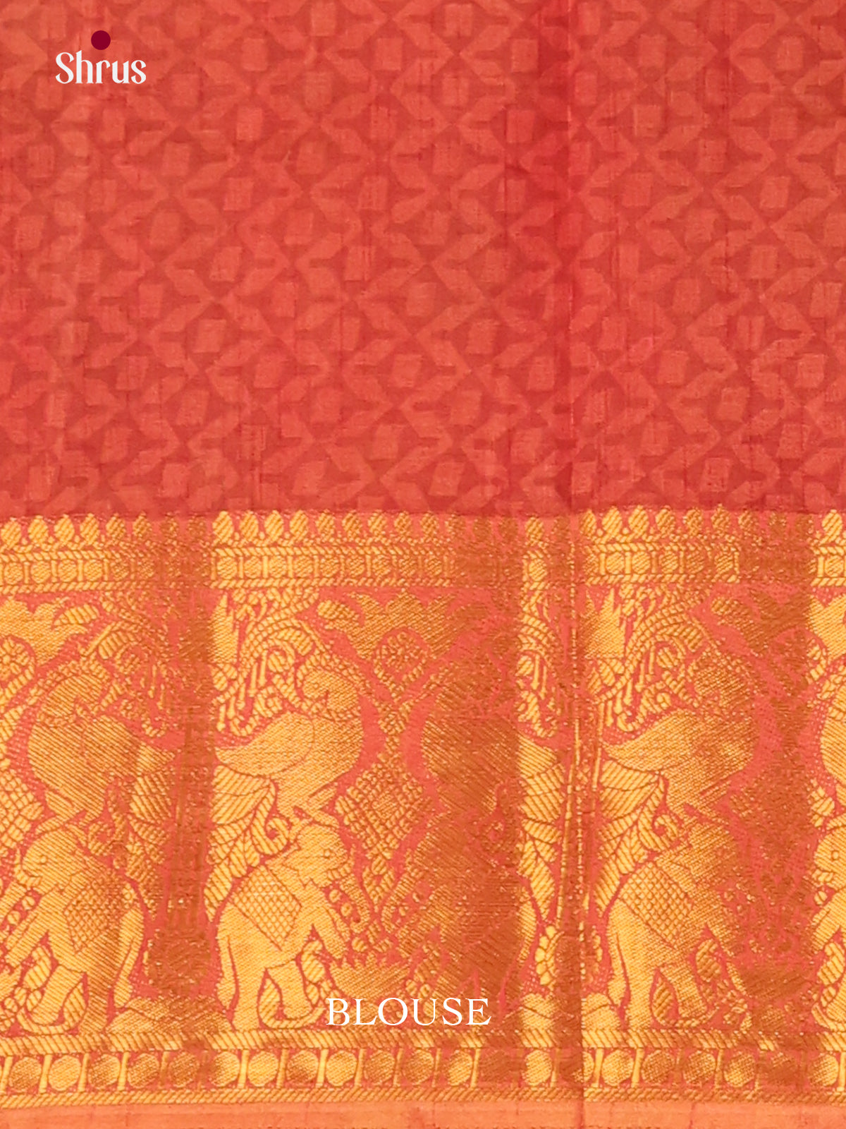 Green & Brick - Semi Patola Saree