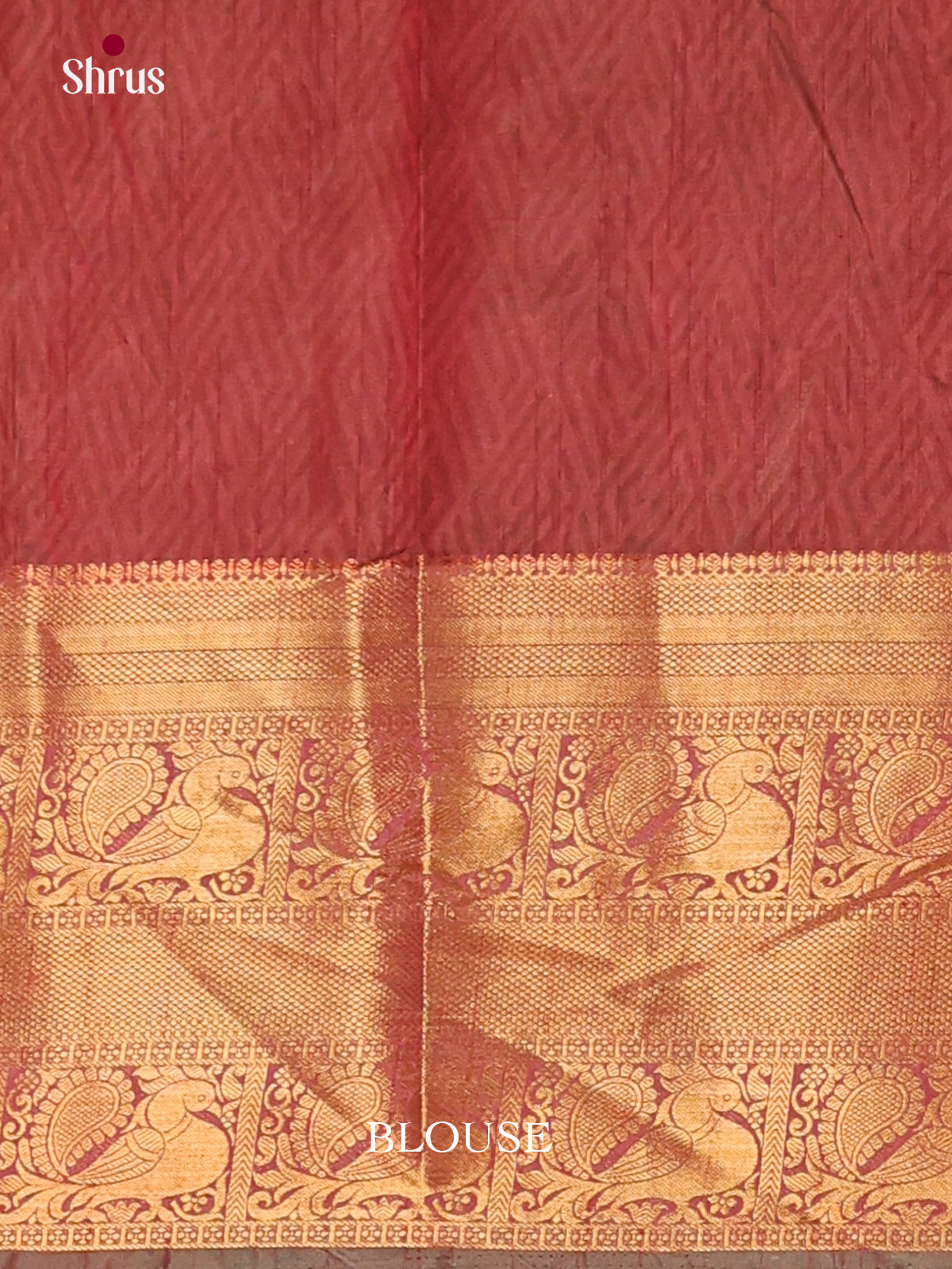 Green & Maroon - Semi Patola Saree