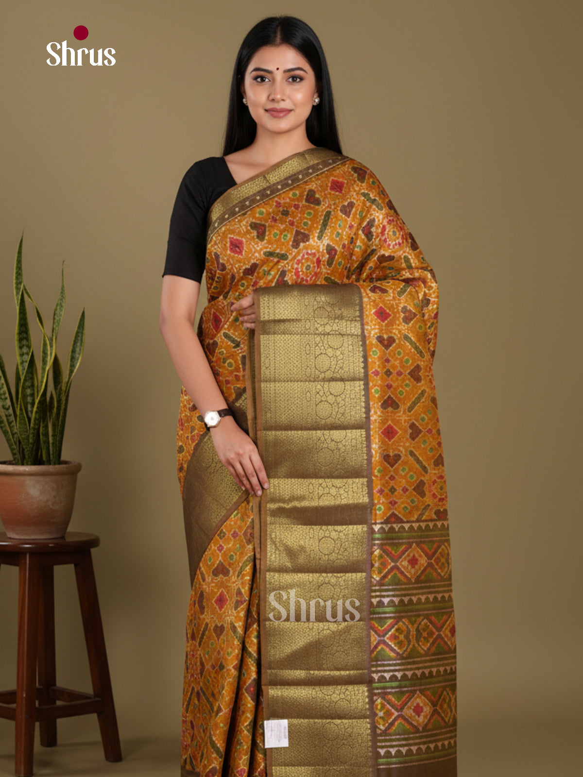 DKS21097 - Semi Patola Saree