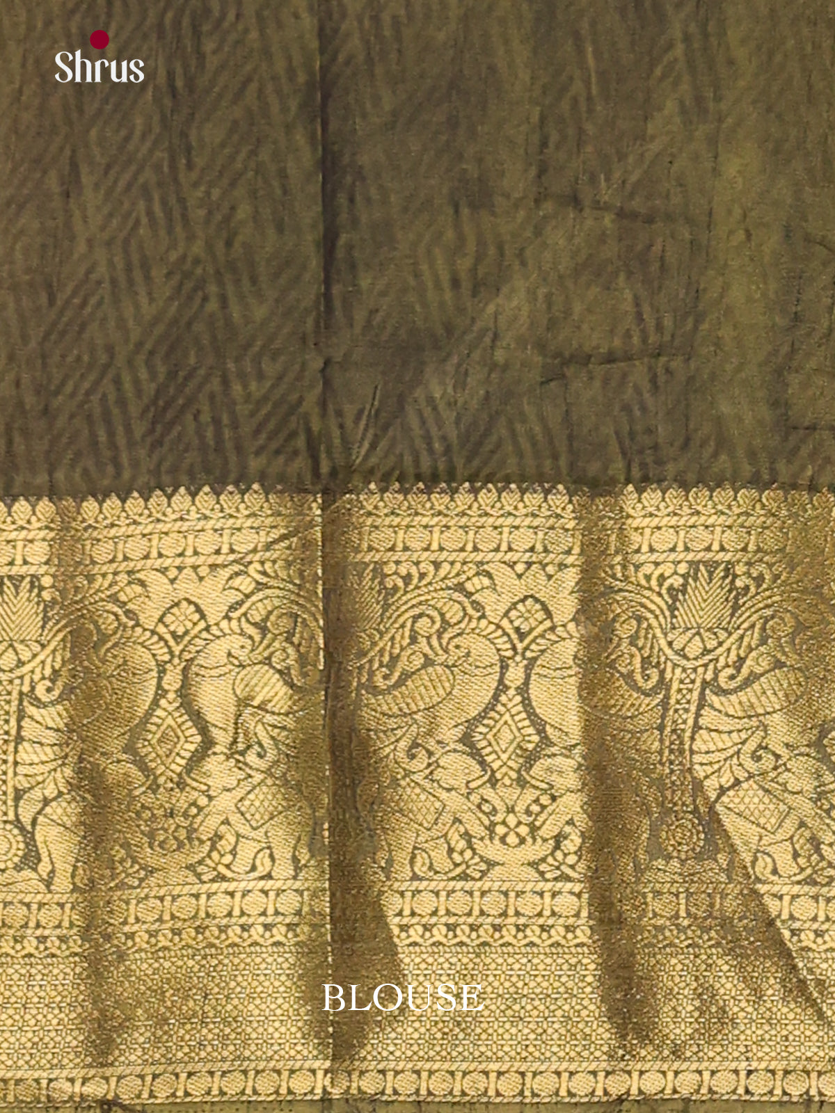 Mustard & Green - Semi Patola Saree