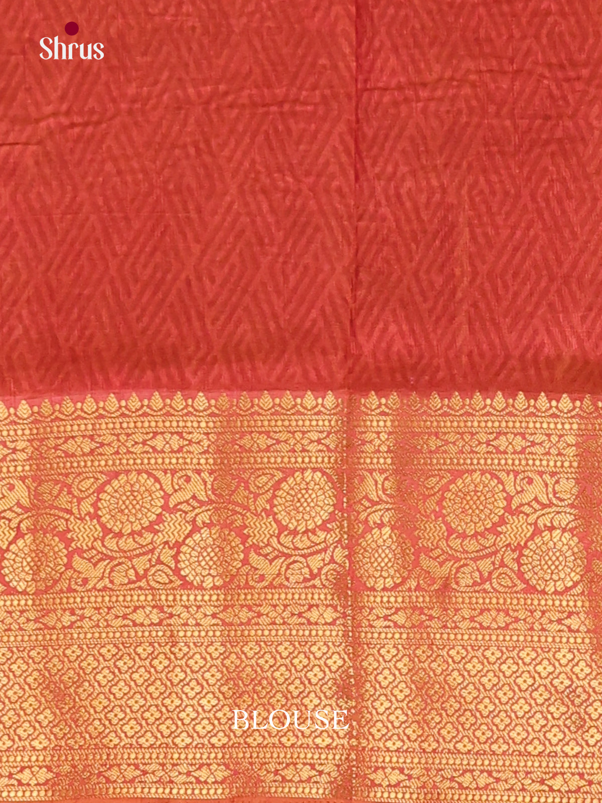 Mustard & Brick - Semi Patola Saree