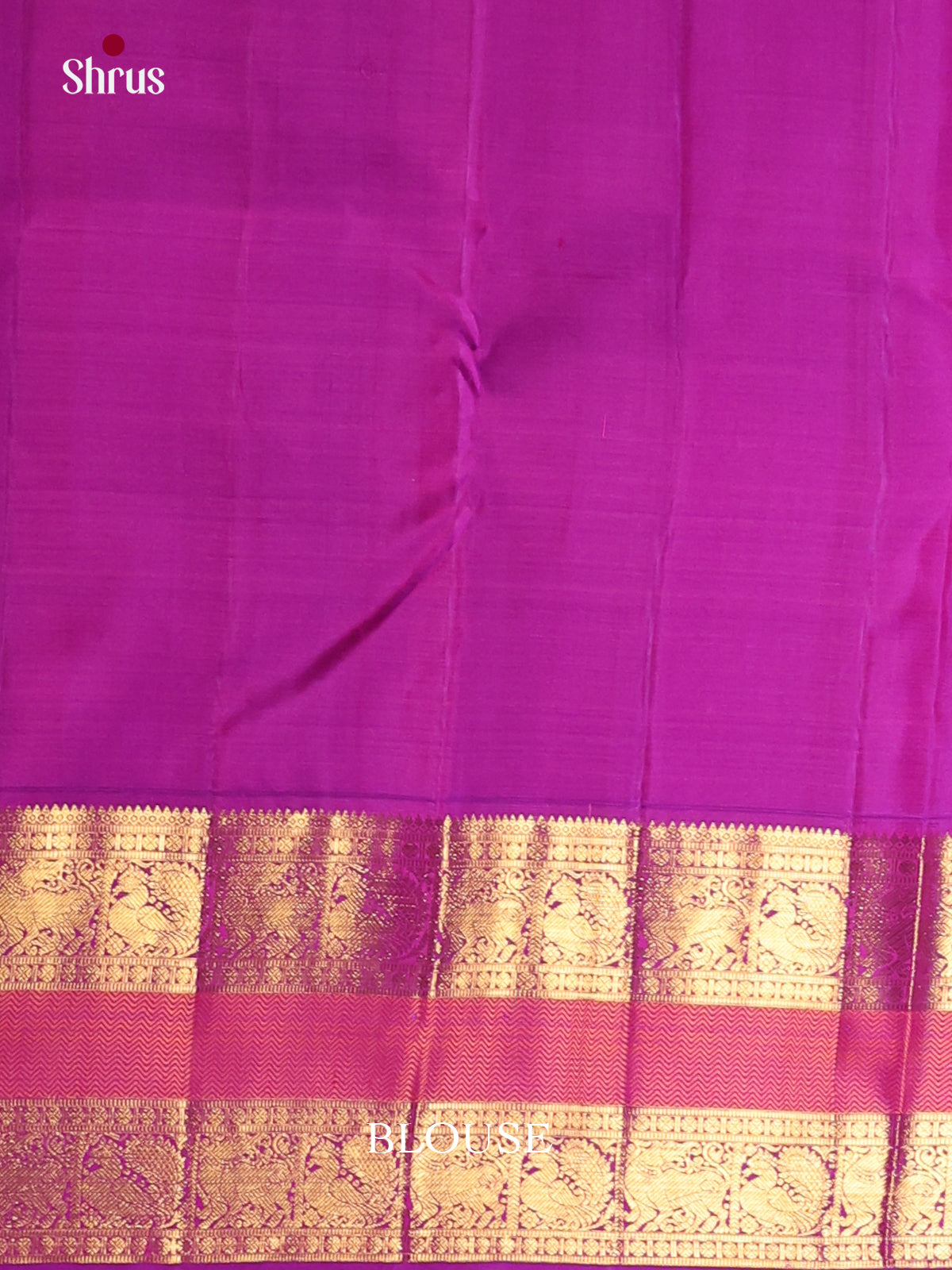 DKS22236 - Kanchipuram Korvai Plain Saree - Shop on Shrus.com