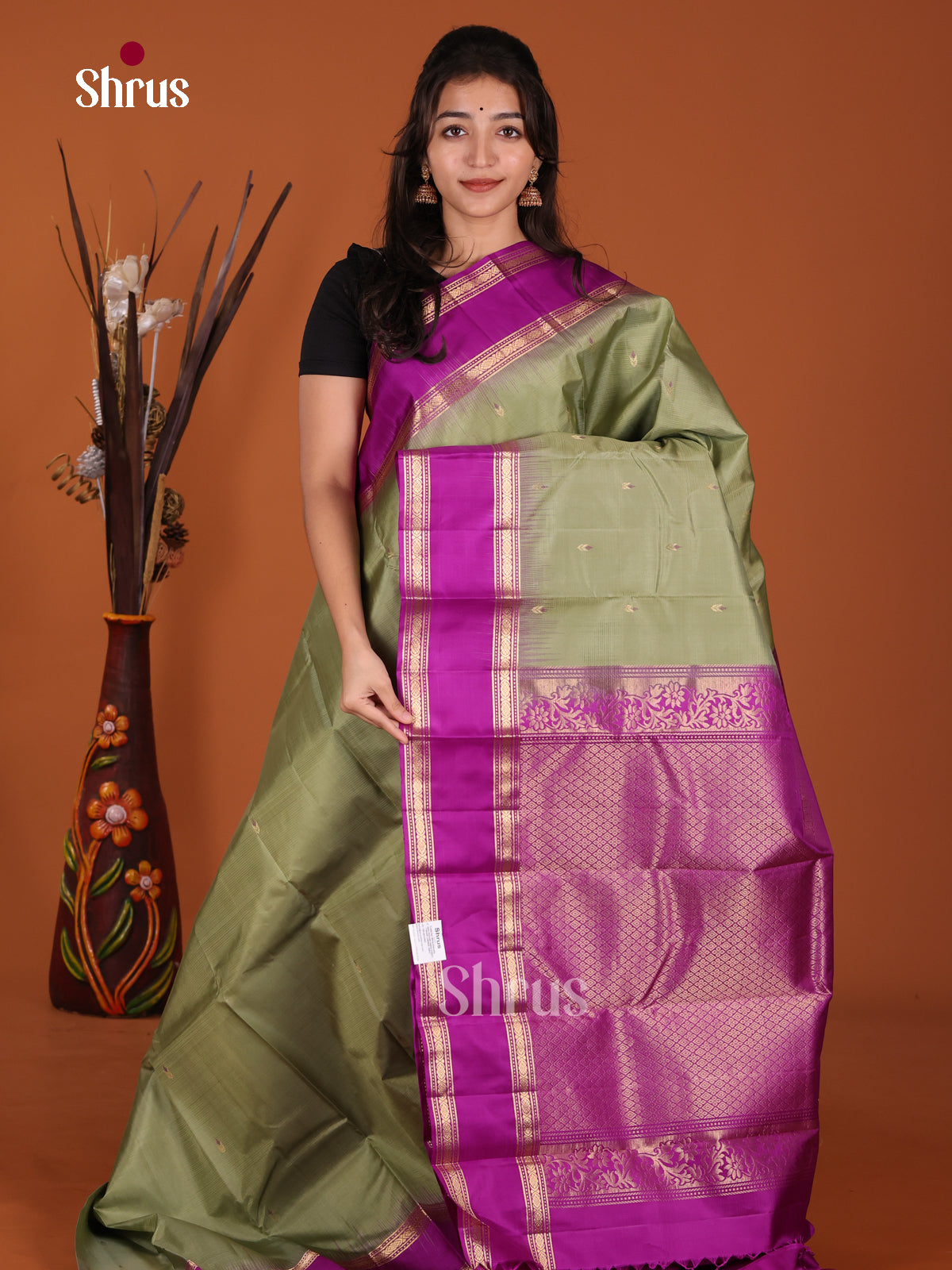 DKS22254 - Kanchipuram Rettapet Saree