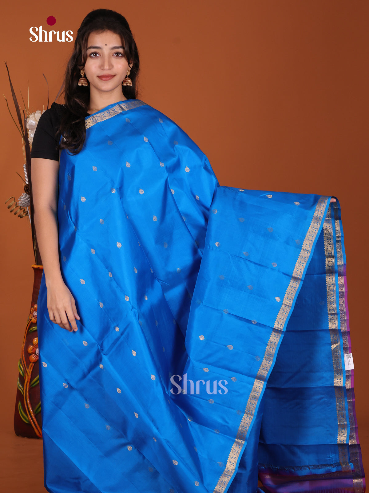 DKS22259 - Kanchipuram Butta design Saree