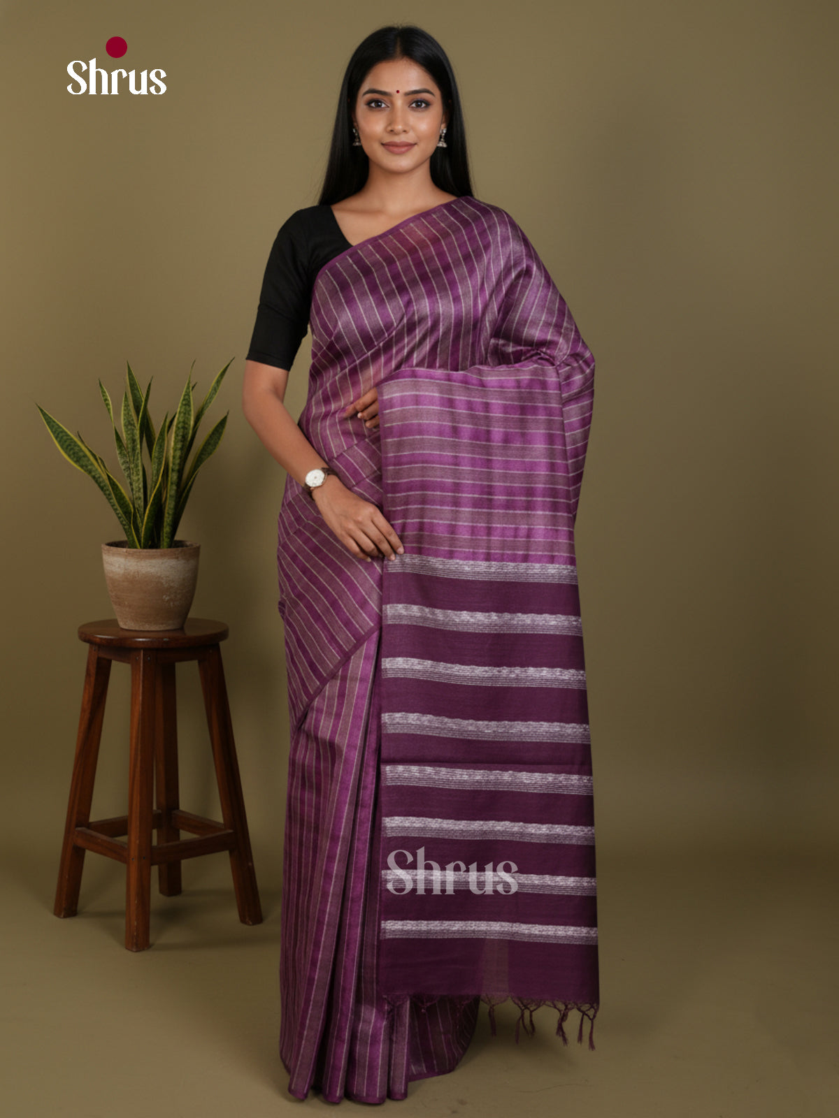 DKS22265 - Shibori Saree - Shop on Shrus.com