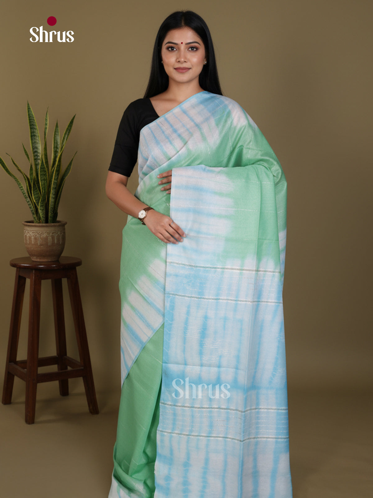 DKS22314 - Shibori Saree