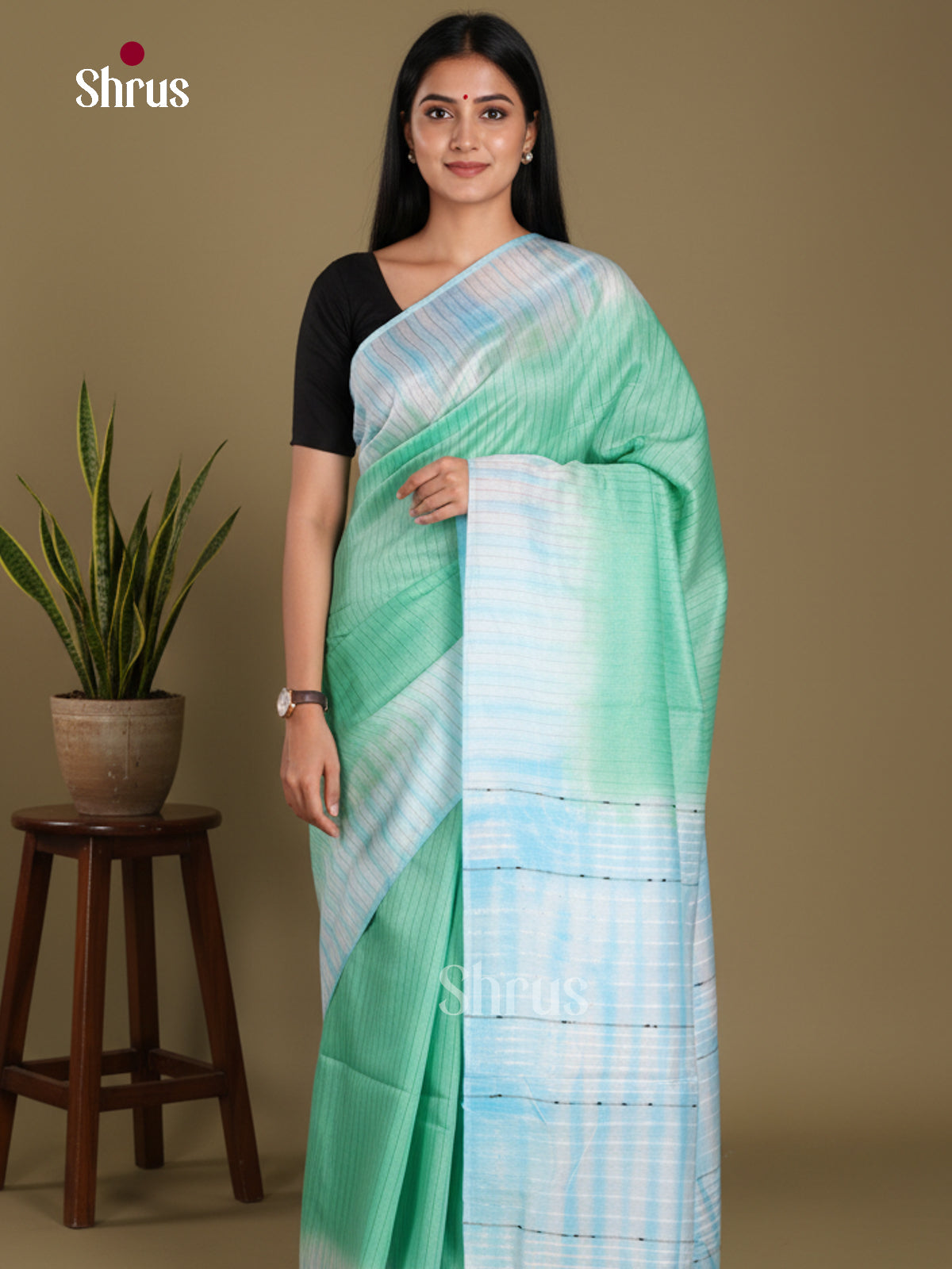 DKS22316 - Shibori Saree - Shop on Shrus.com