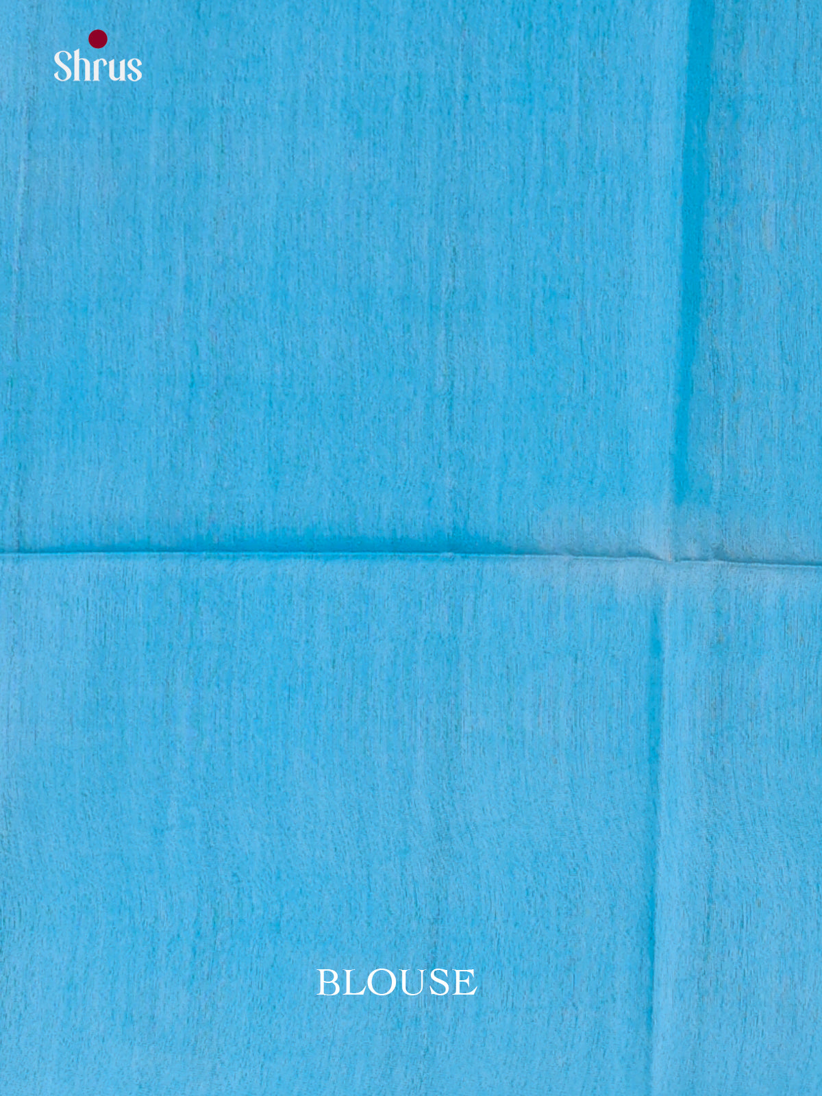 Cream & Blue - Shibori Saree