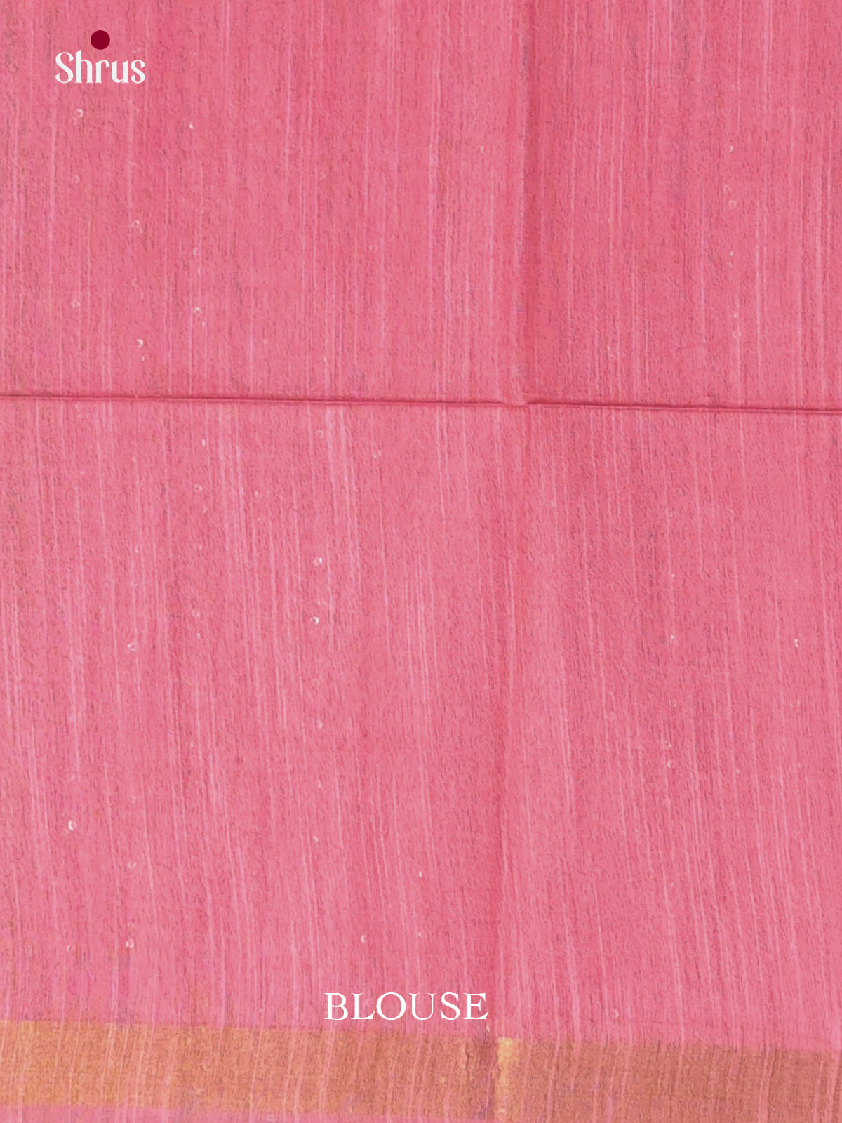 Cream & Pink - Shibori Saree