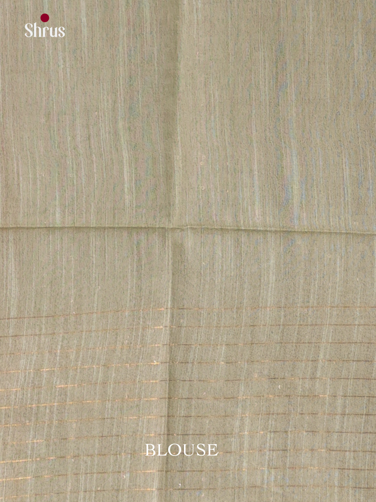 Cream & Grey Green- Shibori Saree