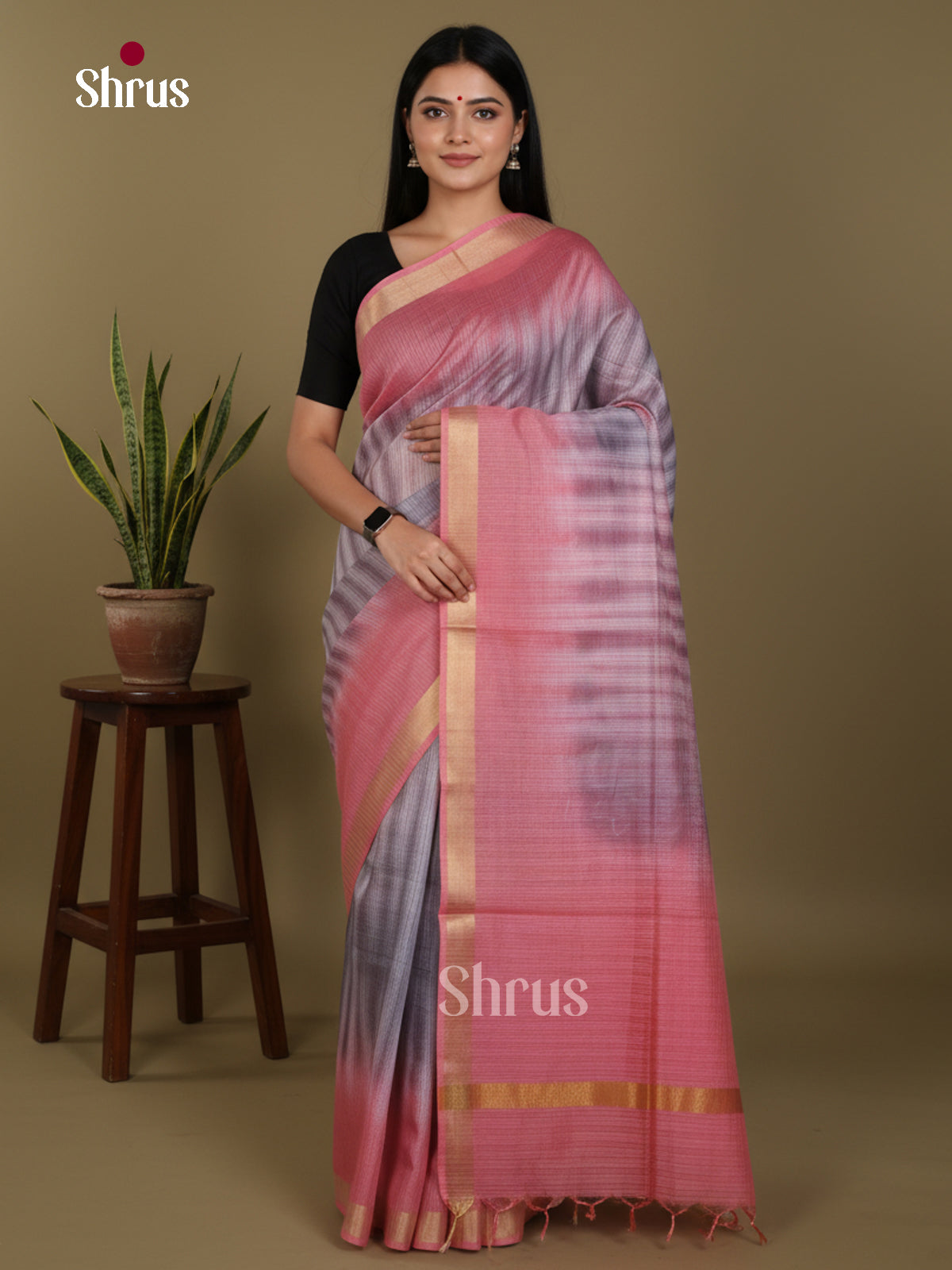 DKS22364 - Shibori Saree - Shop on Shrus.com