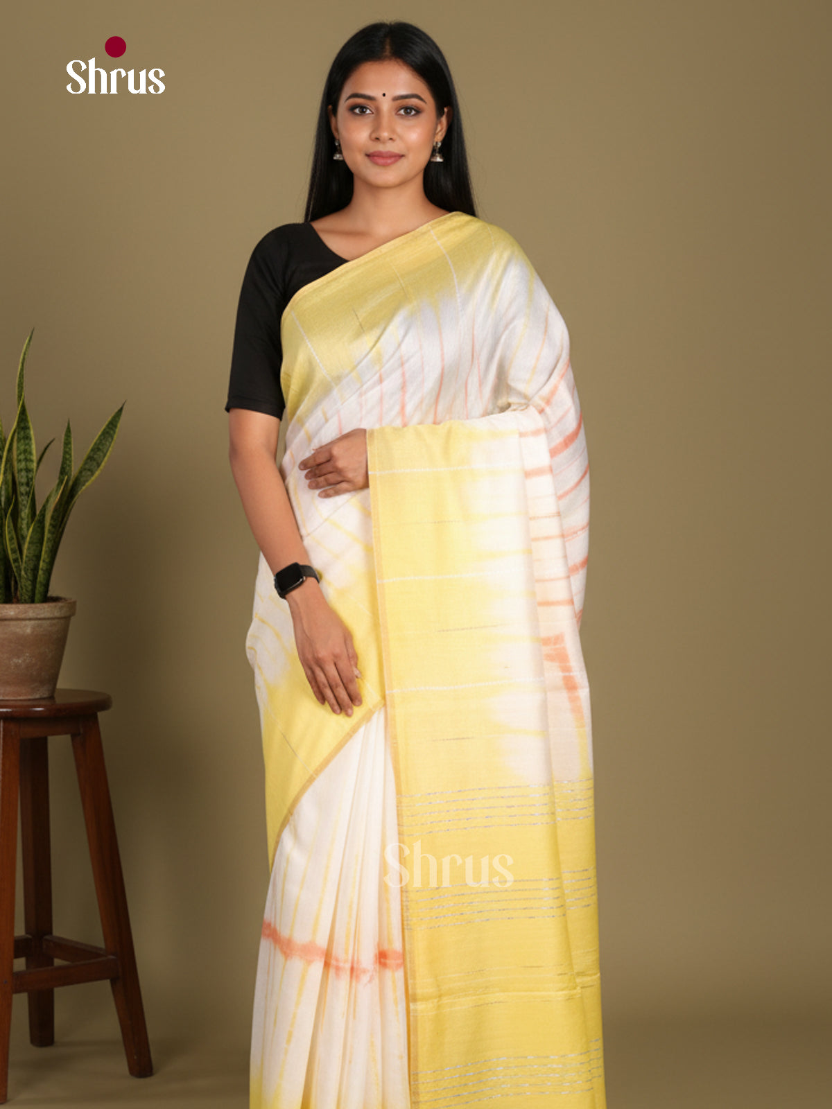 DKS22378 - Shibori Saree - Shop on Shrus.com