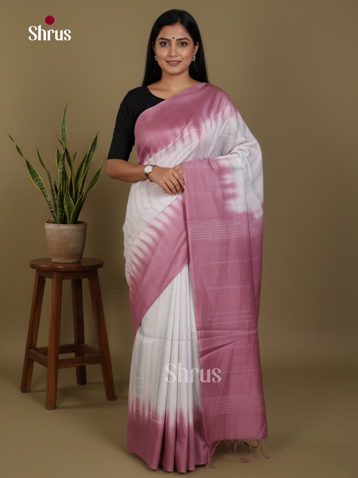 DKS22380 - Shibori Saree