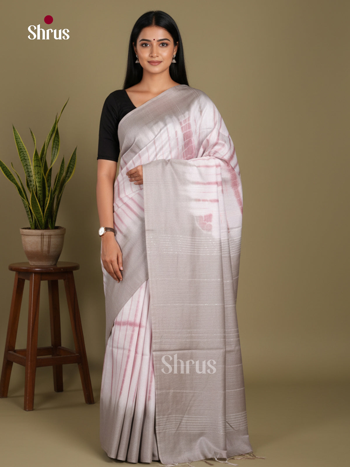 DKS22395 - Shibori Saree - Shop on Shrus.com