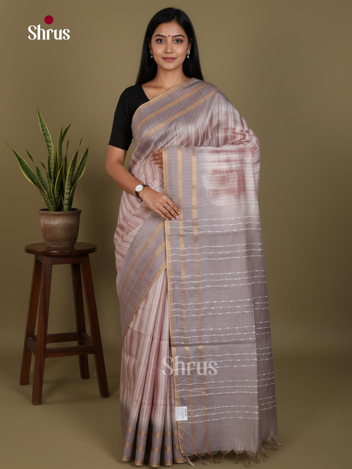 DKS22401 - Shibori Saree - Shop on Shrus.com