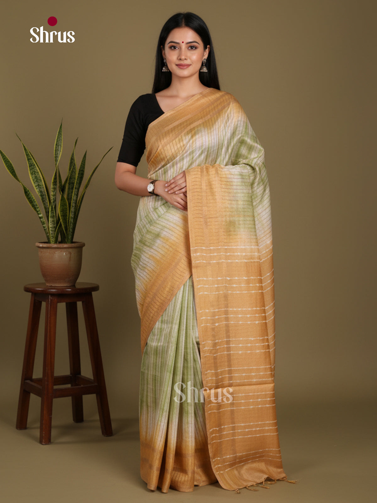 DKS22413 - Shibori Saree - Shop on Shrus.com