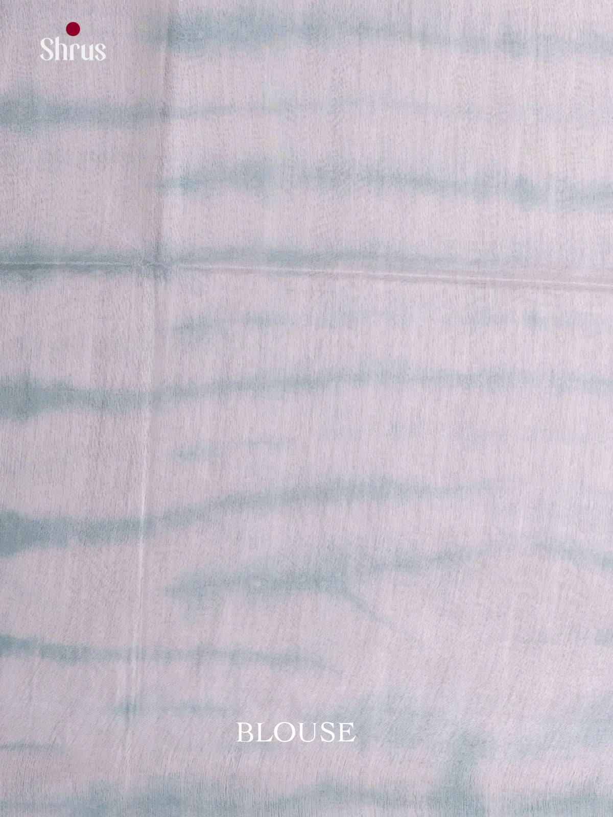 Peach & Blue - Shibori Saree
