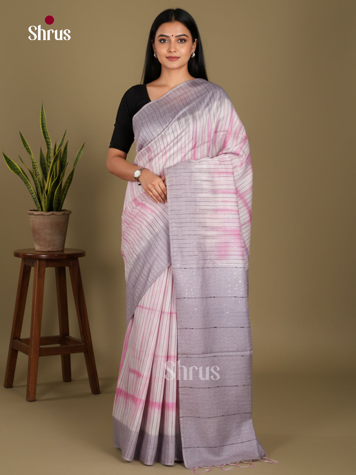 DKS22438 - Shibori Saree - Shop on Shrus.com