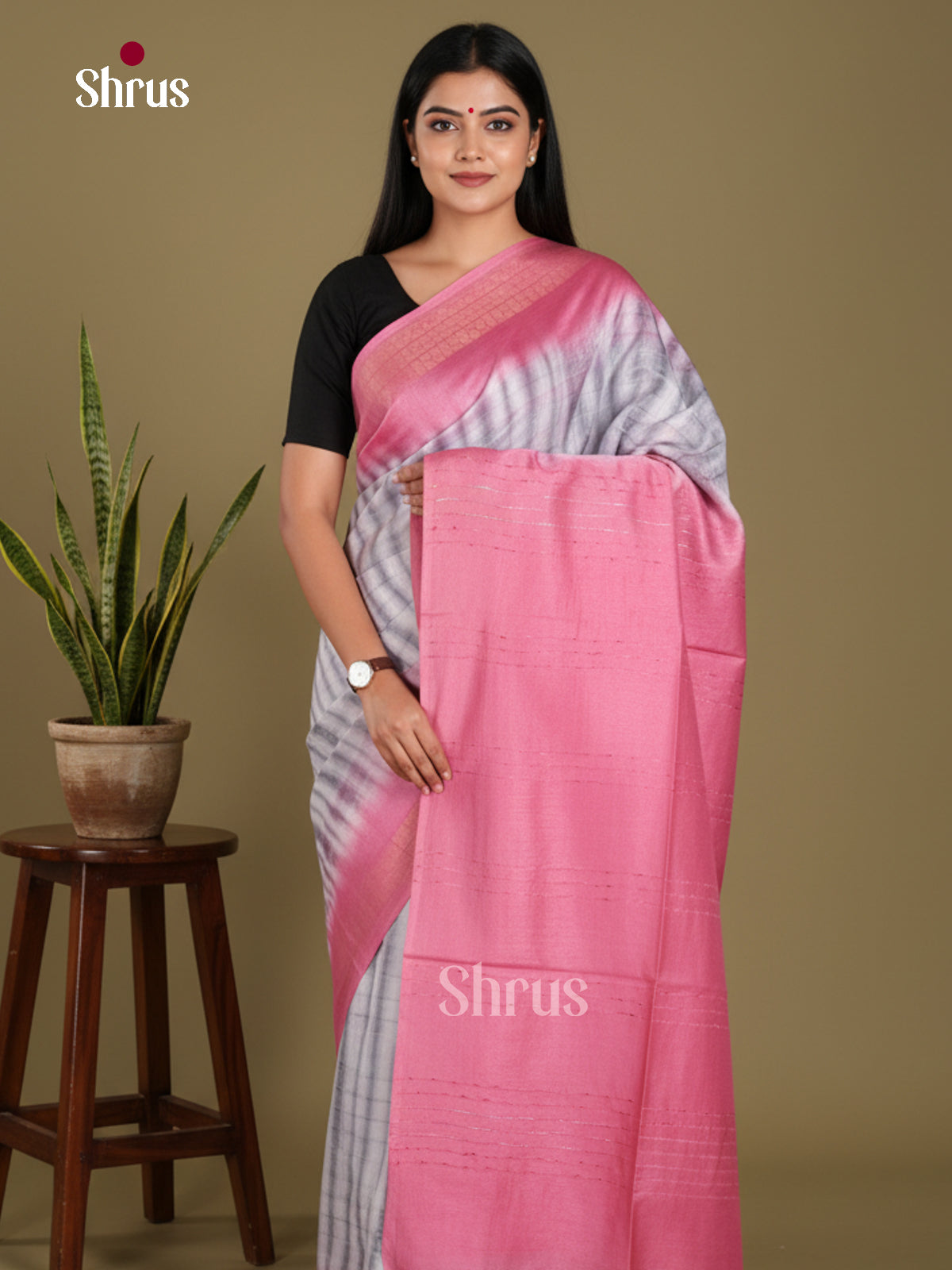DKS22447 - Shibori Saree