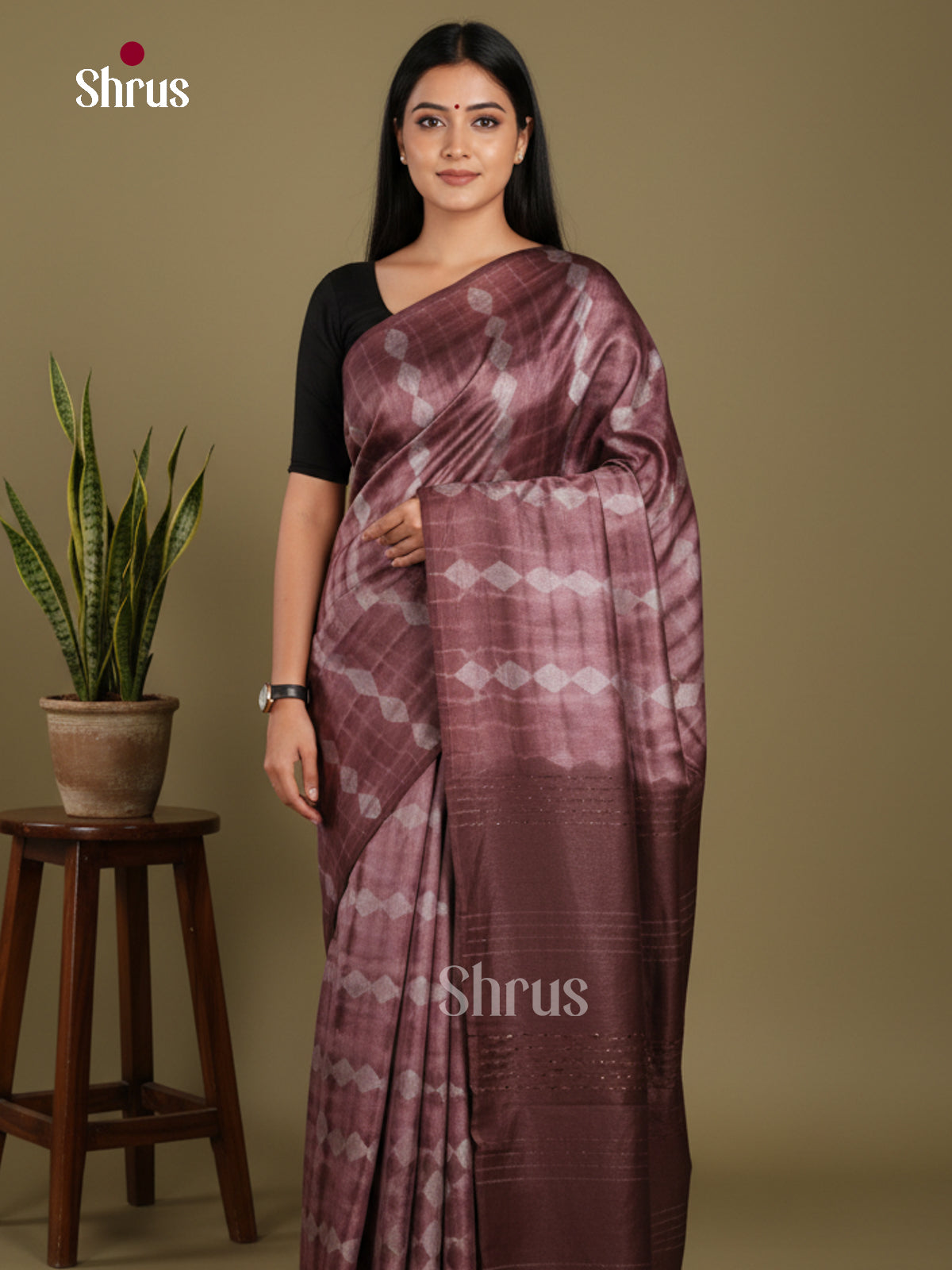 DKS22479 - Shibori Saree - Shop on Shrus.com
