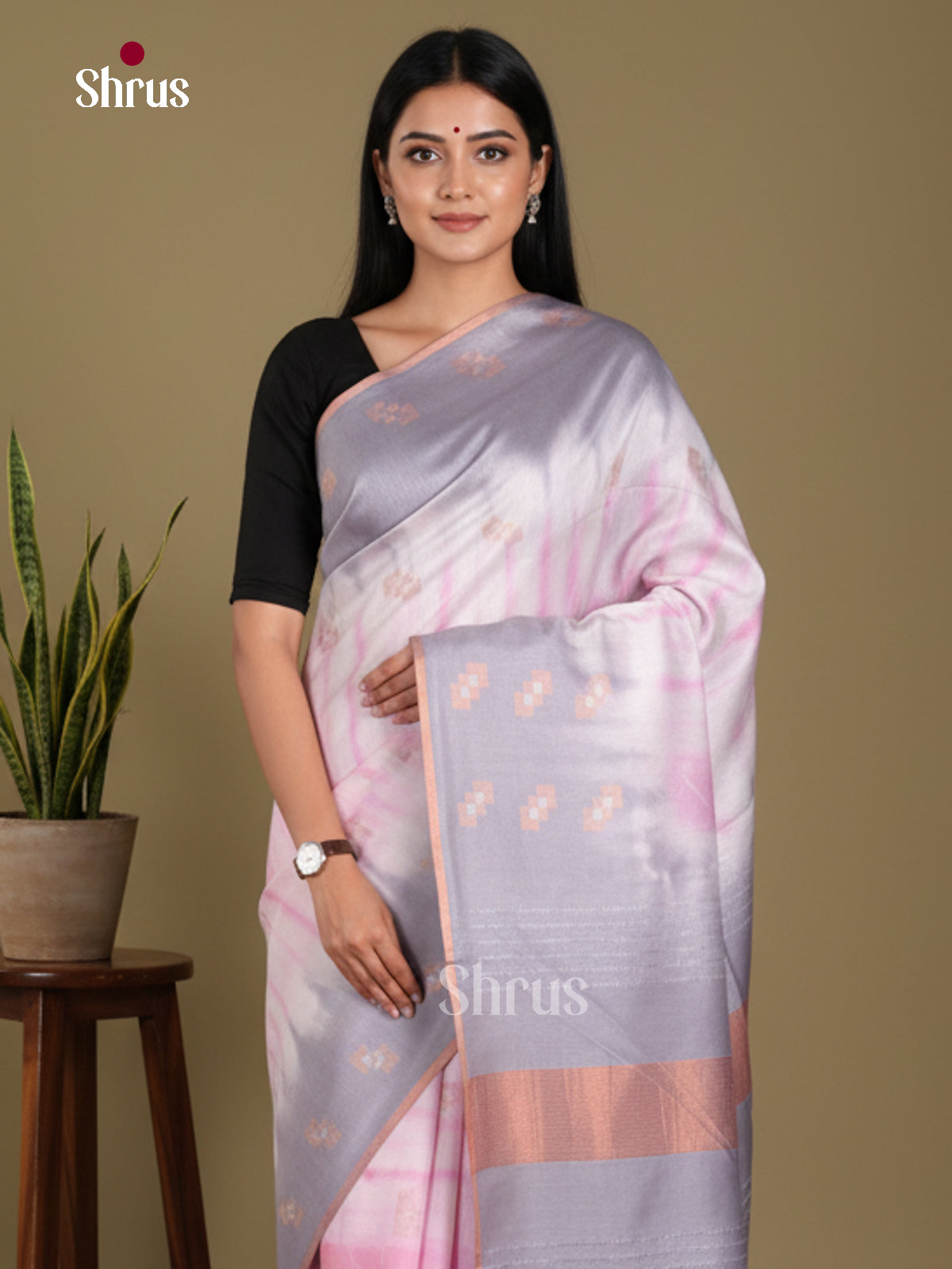 DKS22646 - Shibori Saree - Shop on Shrus.com