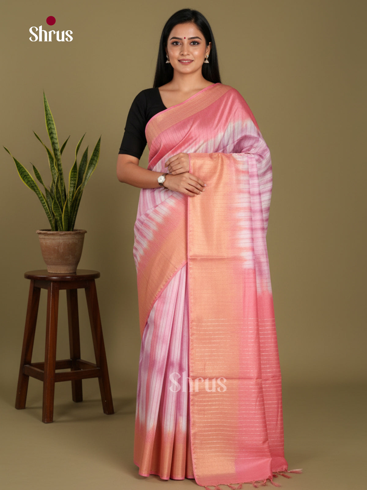 DKS22647 - Shibori Saree