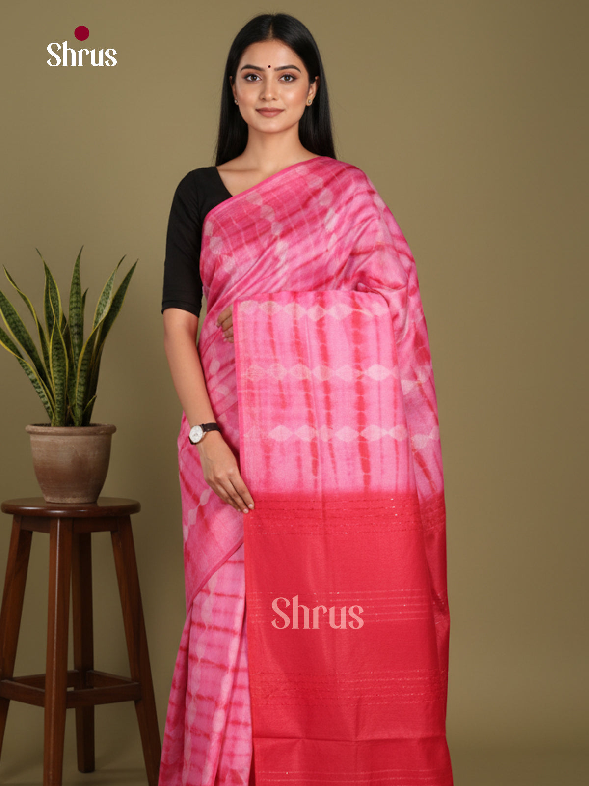 DKS22652 - Shibori Saree - Shop on Shrus.com