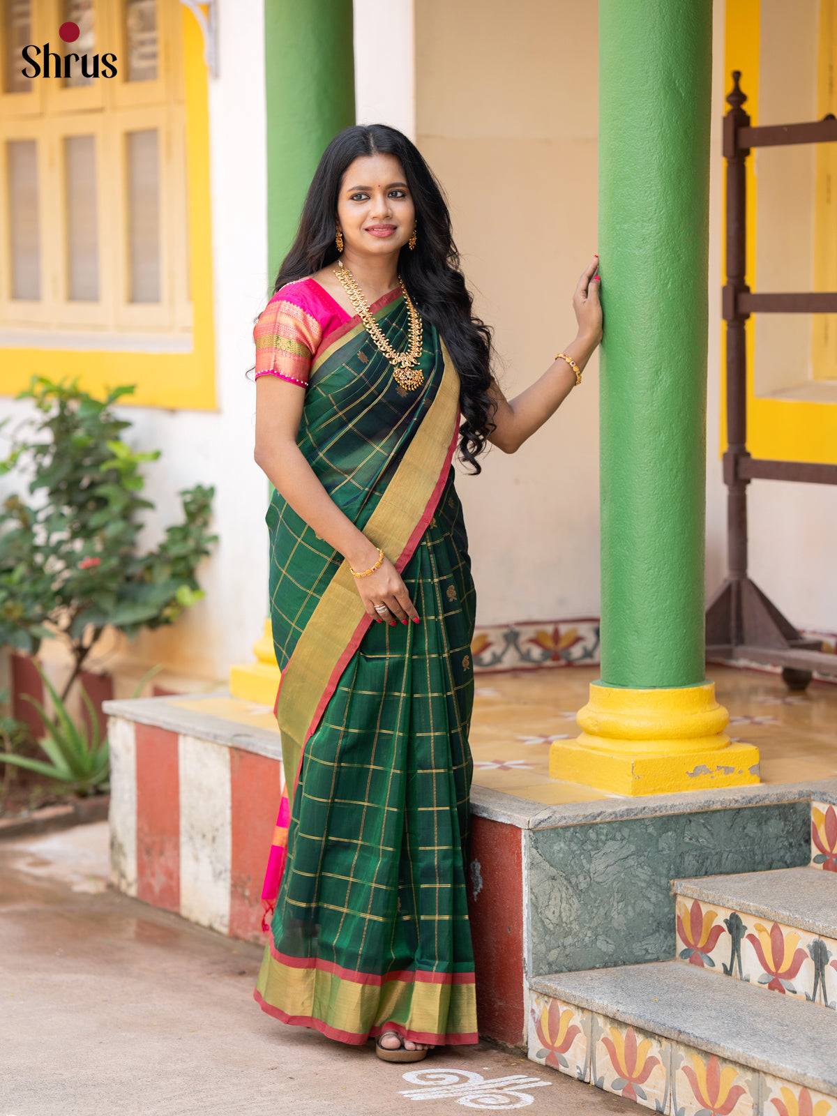 DKS24004 - Silk Cotton Saree