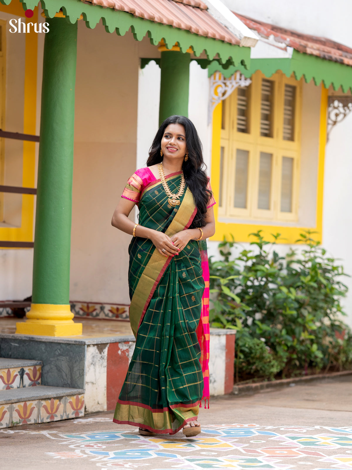 DKS24004 - Silk Cotton Saree