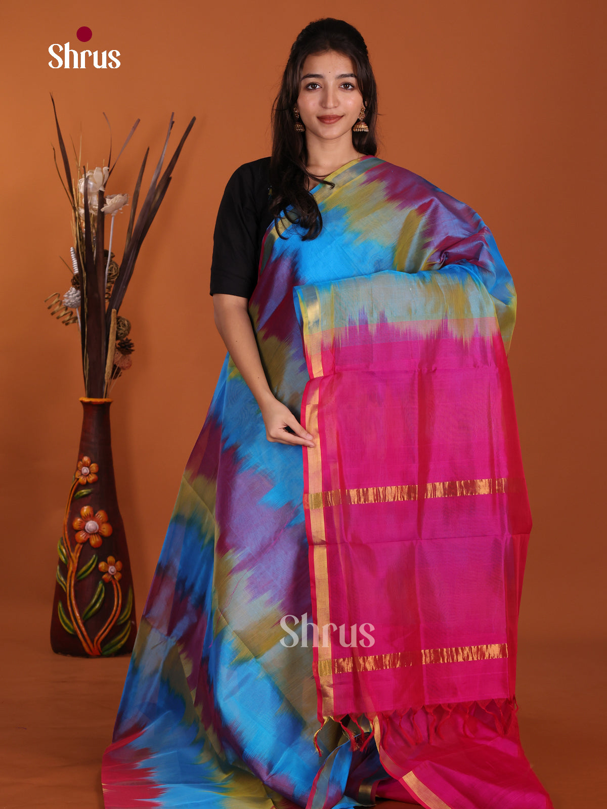 DKS24023 - Silk Cotton Saree